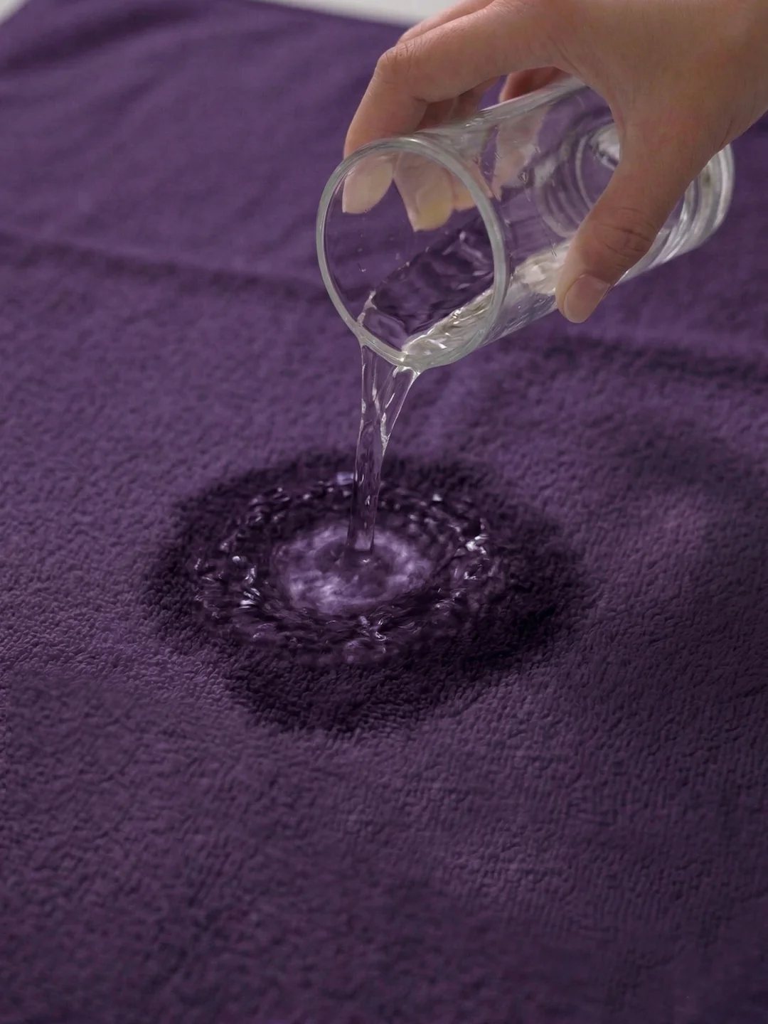 Purple 100% Cotton Solid 380 GSM Bath Towel Jazz 4 Pc Set Gifting Box Pack - Image 3