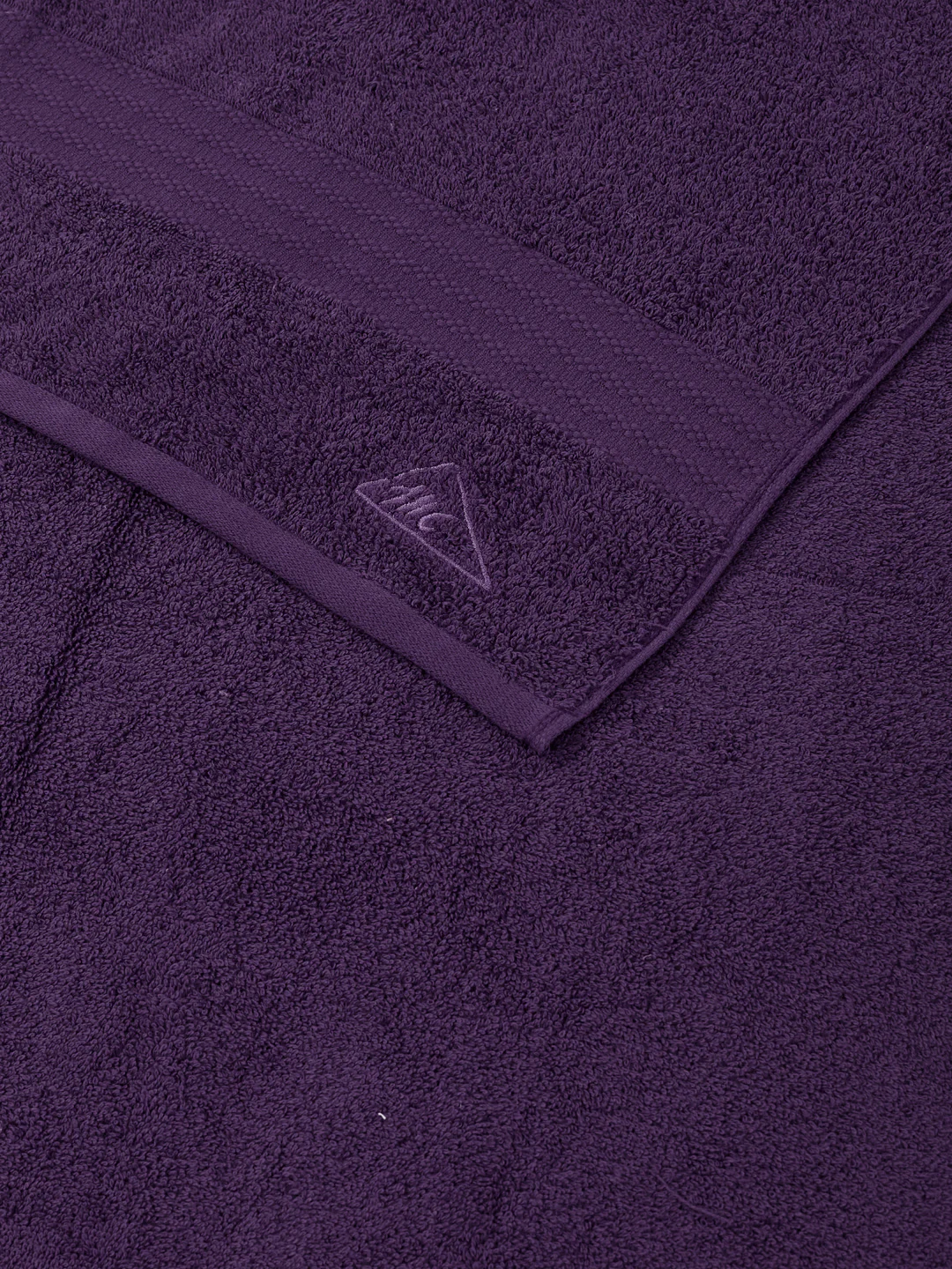Purple 100% Cotton Solid 380 GSM Bath Towel Jazz 4 Pc Set Gifting Box Pack - Image 8