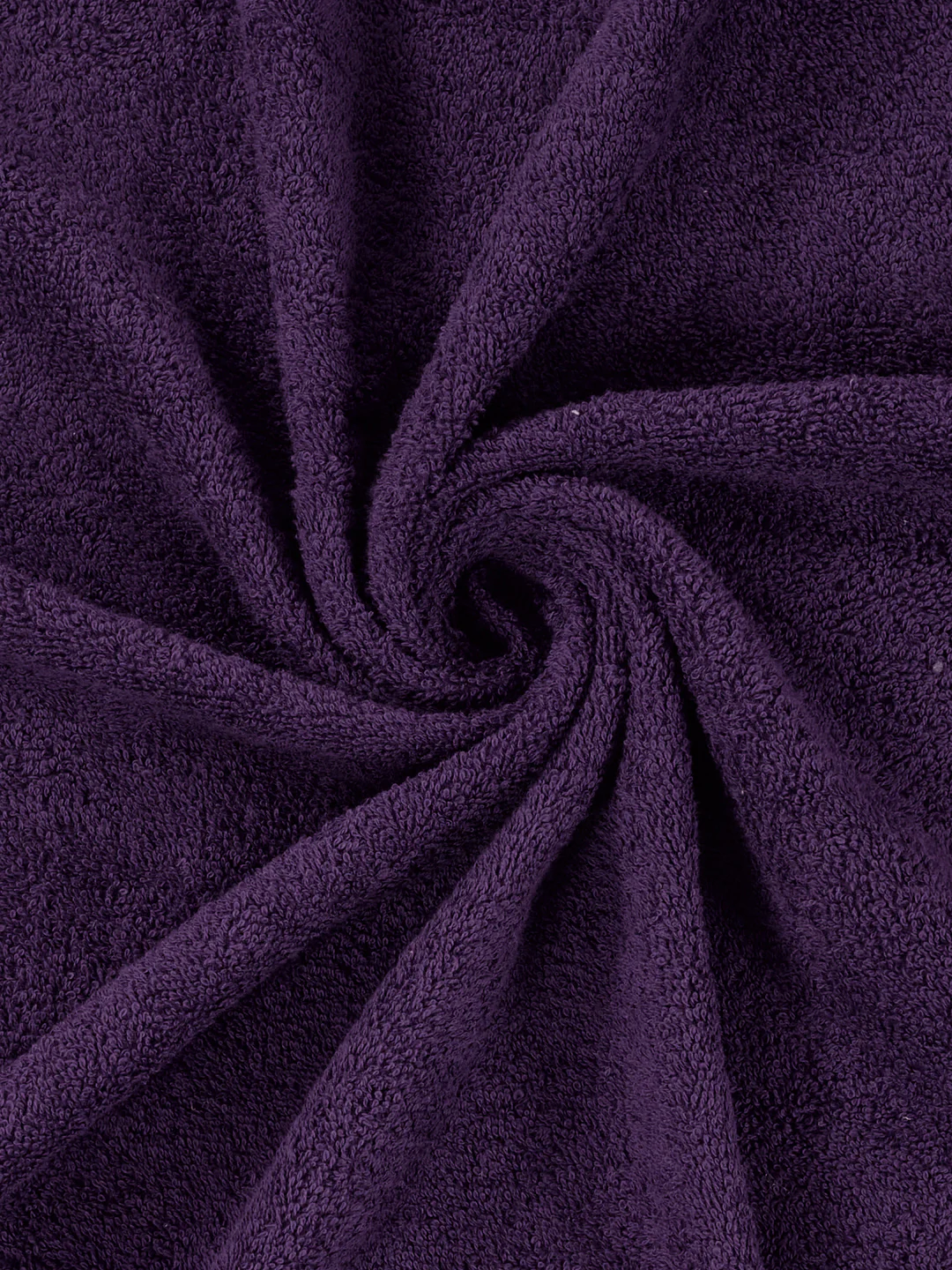 Purple 100% Cotton Solid 380 GSM Bath Towel Jazz 4 Pc Set Gifting Box Pack - Image 9