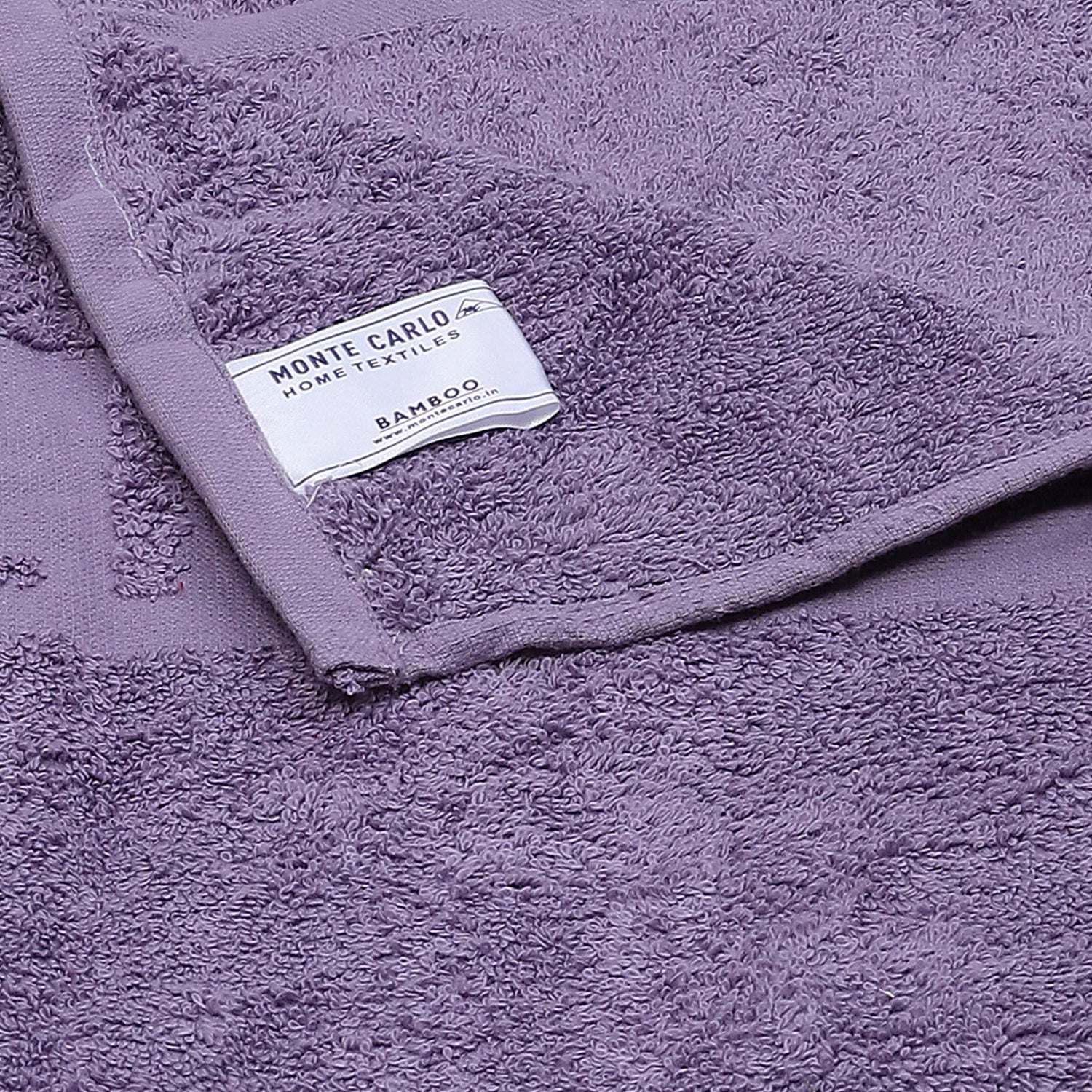 Purple Cotton 525 GSM Bath Towel - Image 4