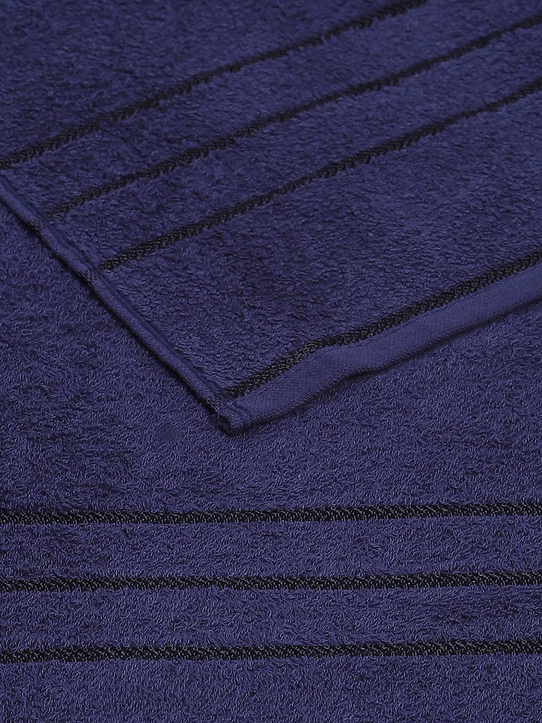 Purple Cotton Solid 350 GSM Bath Towel (Soho) - Image 4