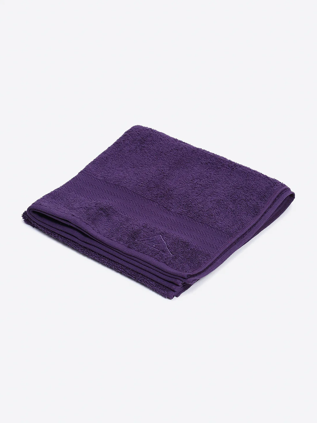 Purple Cotton Solid 400 GSM Bath Towel (Jazz) - Image 2