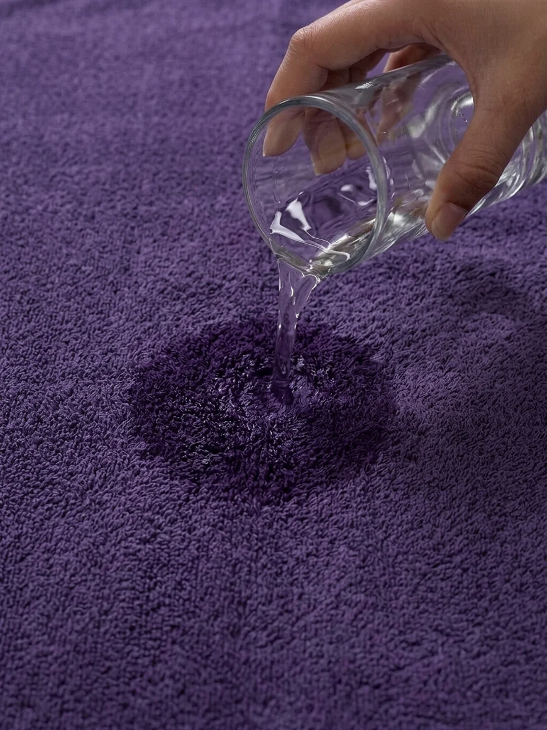 Purple Pure Cotton Solid 340 GSM Car Towel 1 Piece (Soho Collection) - Image 2