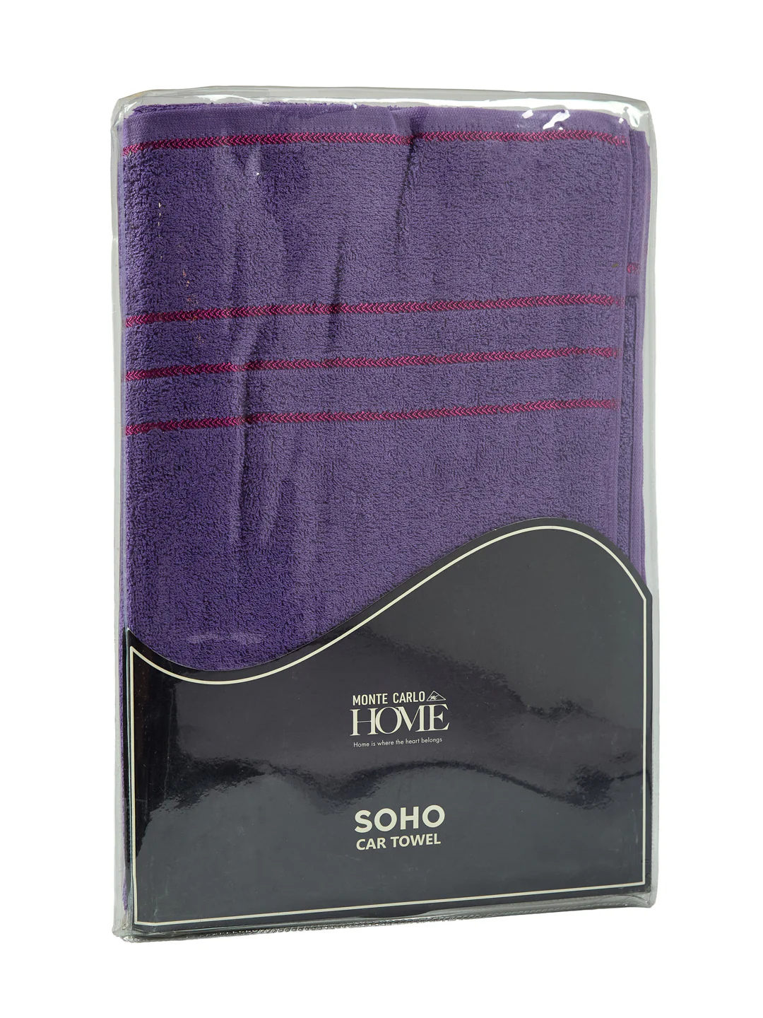 Purple Pure Cotton Solid 340 GSM Car Towel 1 Piece (Soho Collection) - Image 8
