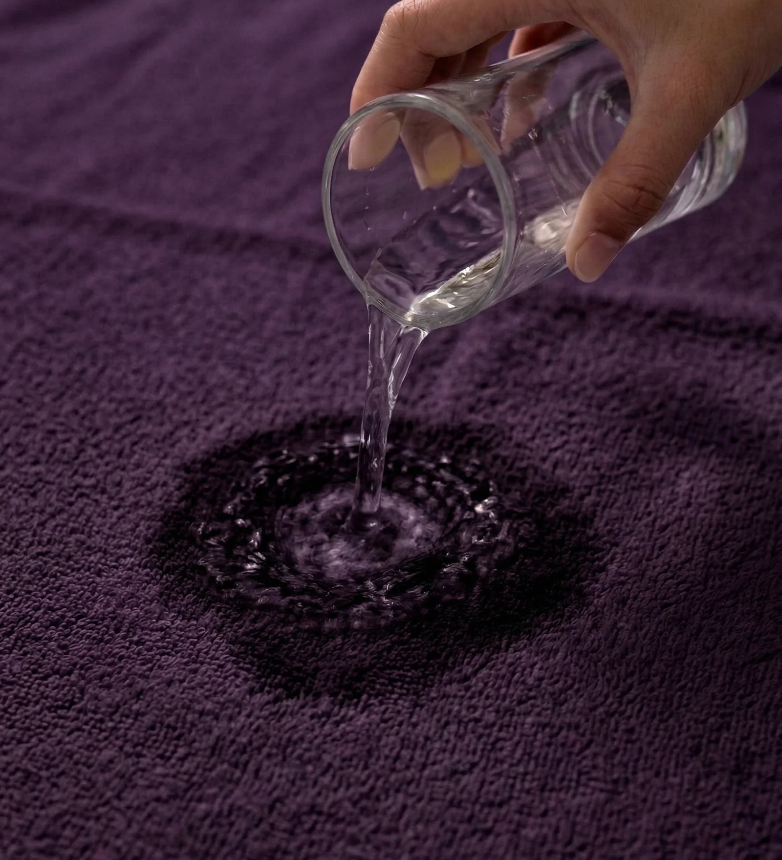 Purple Pure Cotton Solid 380 GSM Bath Towel 1 Piece (Jazz Collection) - Image 3