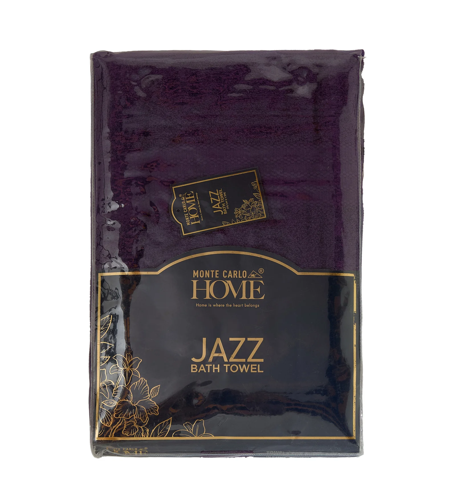 Purple Pure Cotton Solid 380 GSM Bath Towel 1 Piece (Jazz Collection) - Image 9