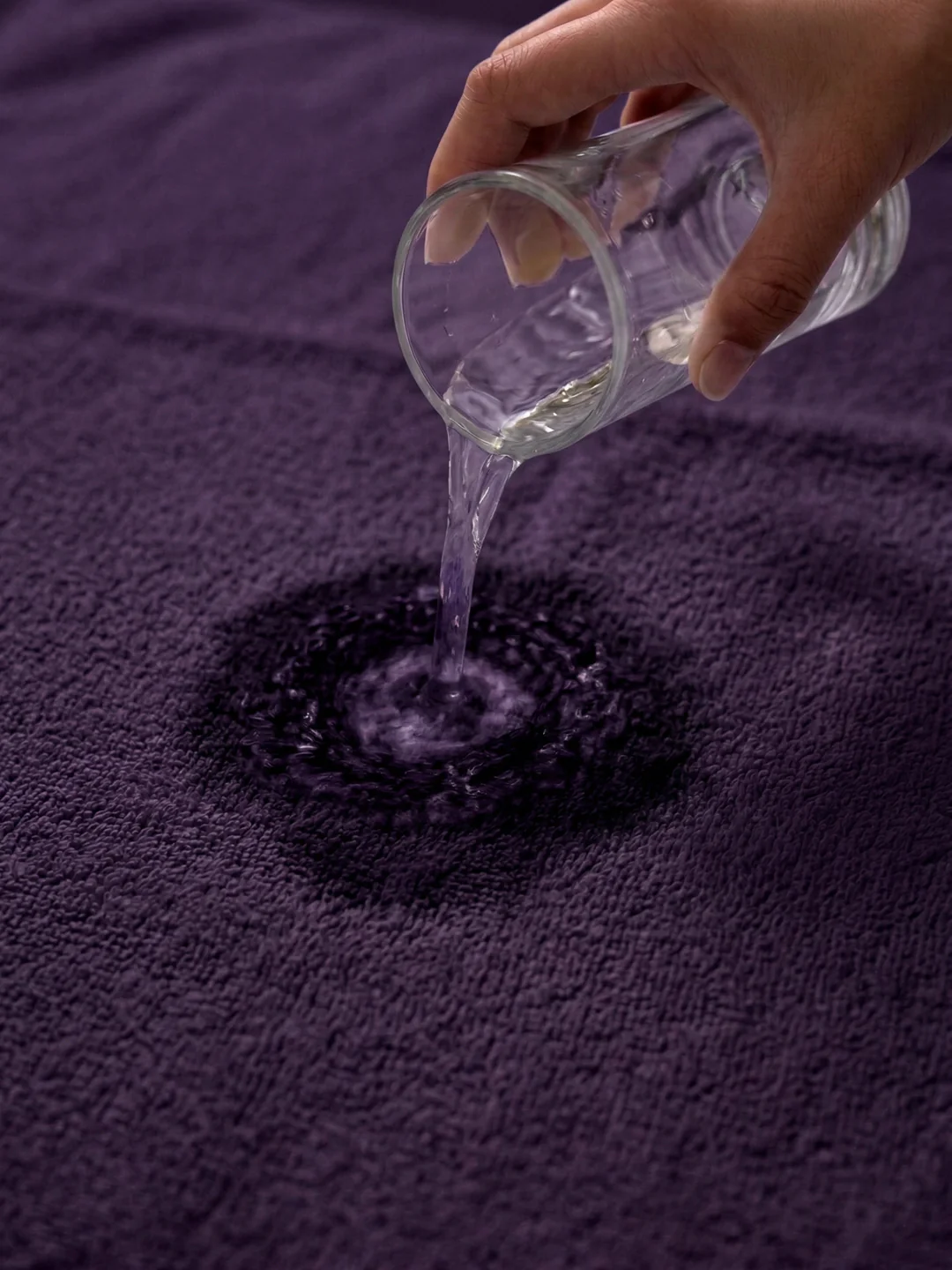 Purple Pure Cotton Solid 380 GSM Hand Towel 2 Pc Set (Jazz Collection) - Image 3
