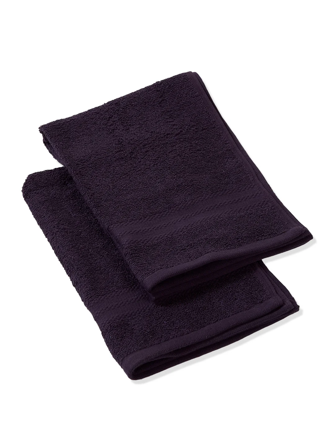 Purple Pure Cotton Solid 380 GSM Hand Towel 2 Pc Set (Jazz Collection) - Image 6
