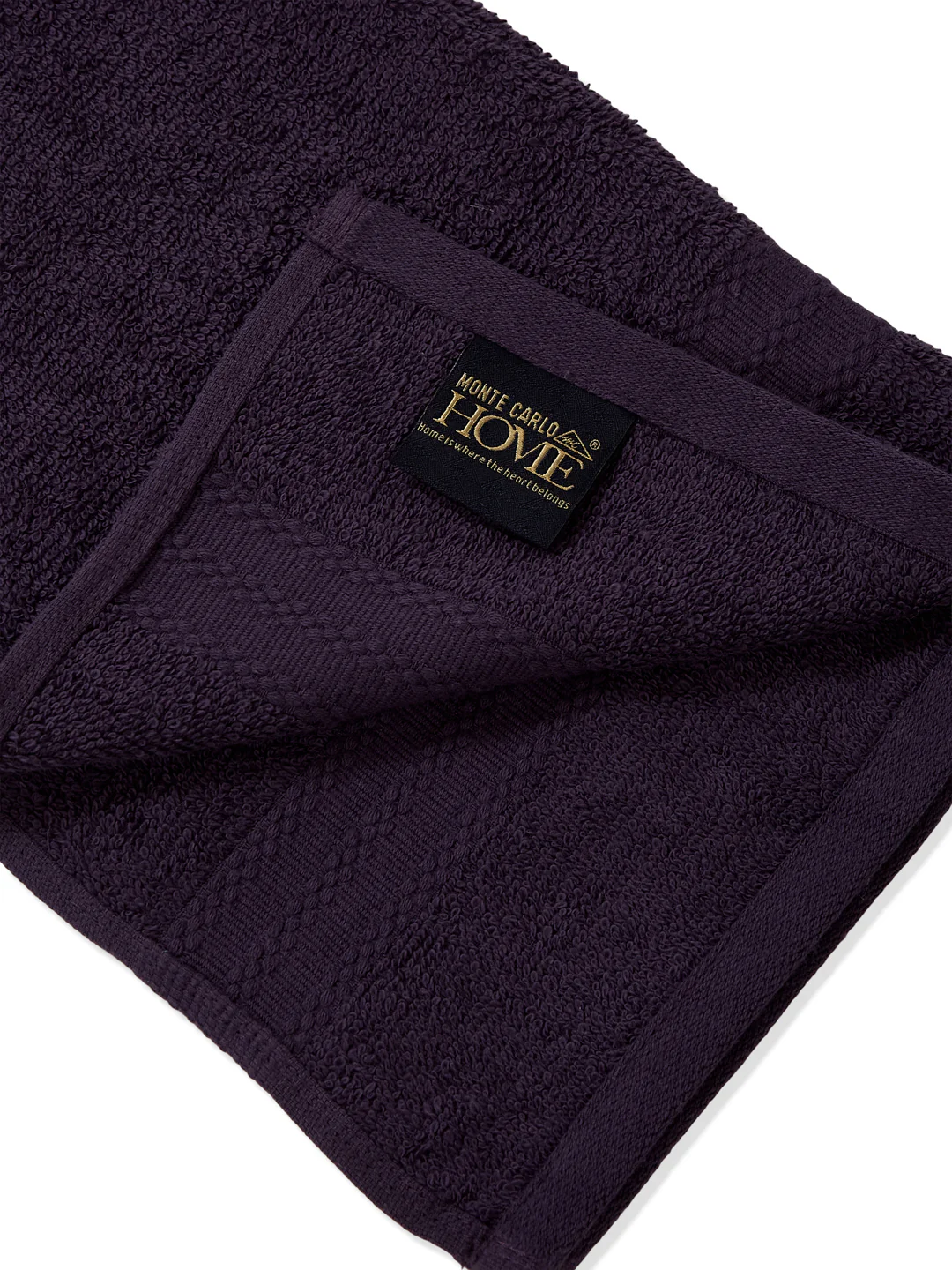 Purple Pure Cotton Solid 380 GSM Hand Towel 2 Pc Set (Jazz Collection) - Image 7
