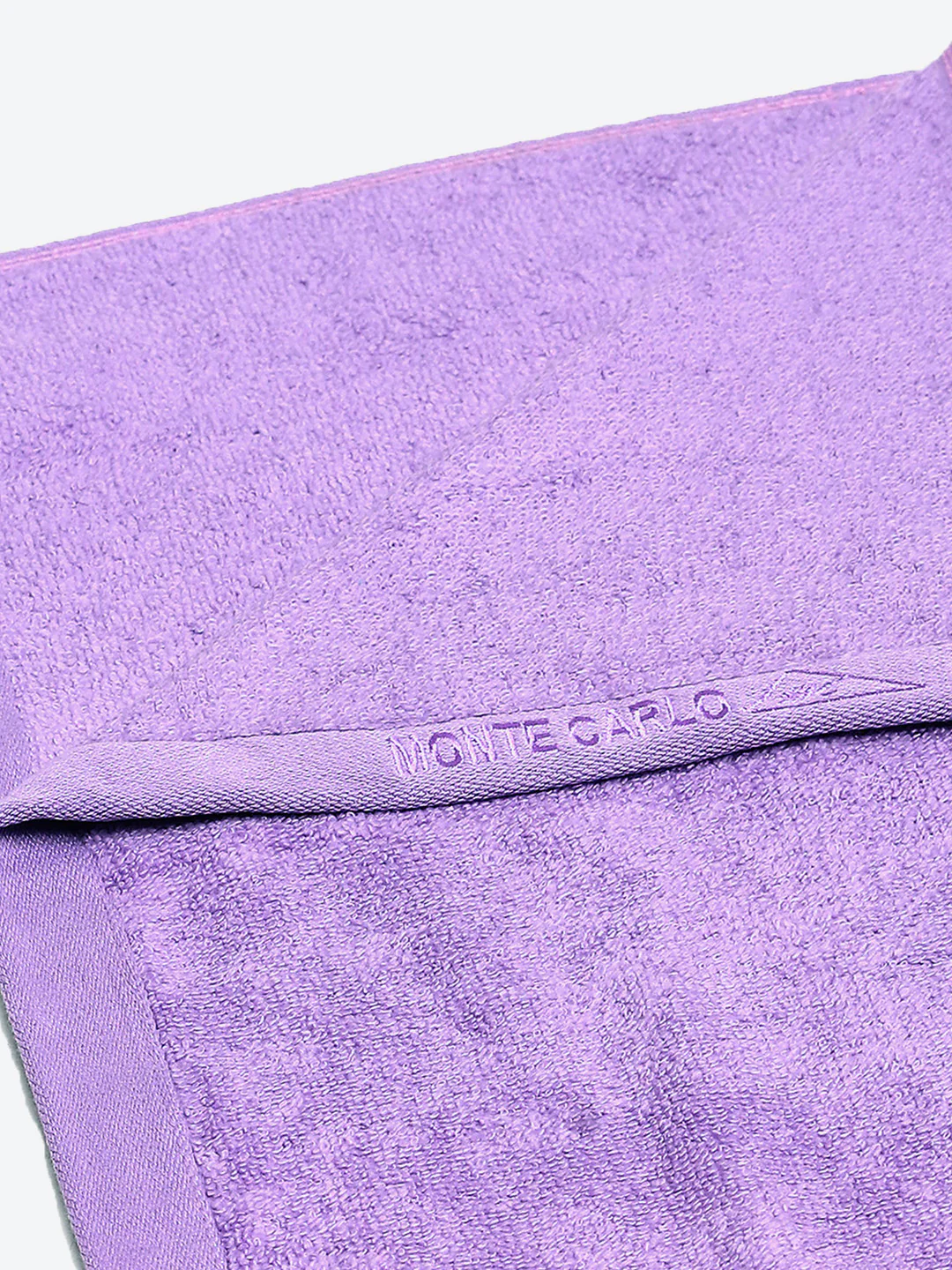 Purple Solid Pure Cotton 350 GSM Bath Towel (Oslo) - Image 3