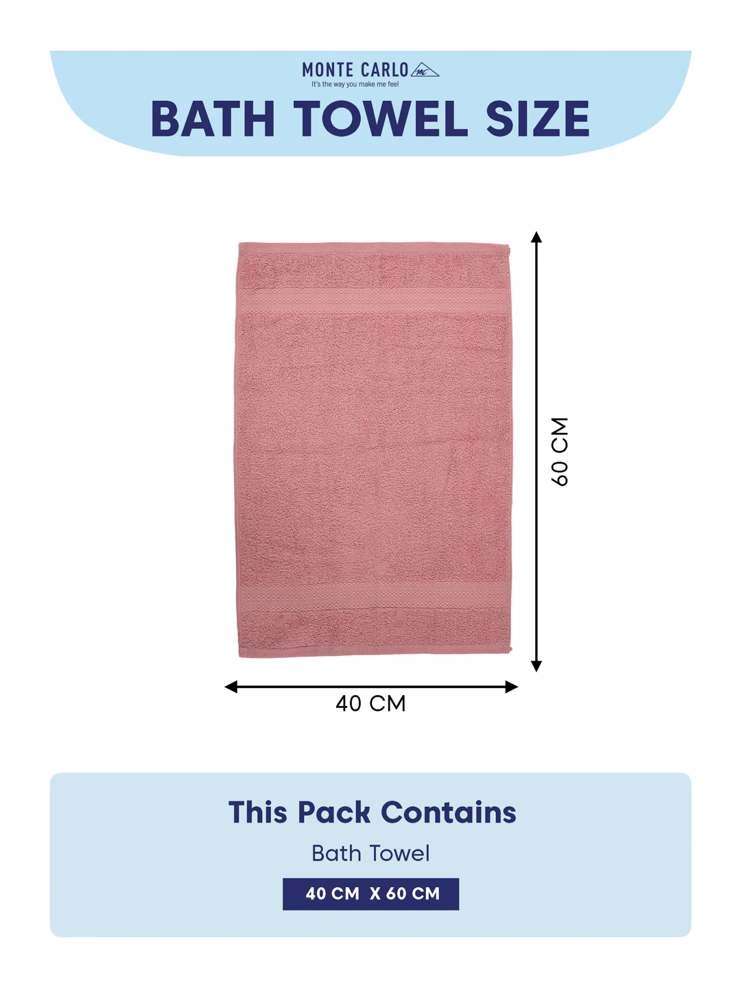 Quartz Pink 100% Cotton Solid 380 GSM Bath Towel Jazz 4 Pc Set Gifting Box Pack - Image 10