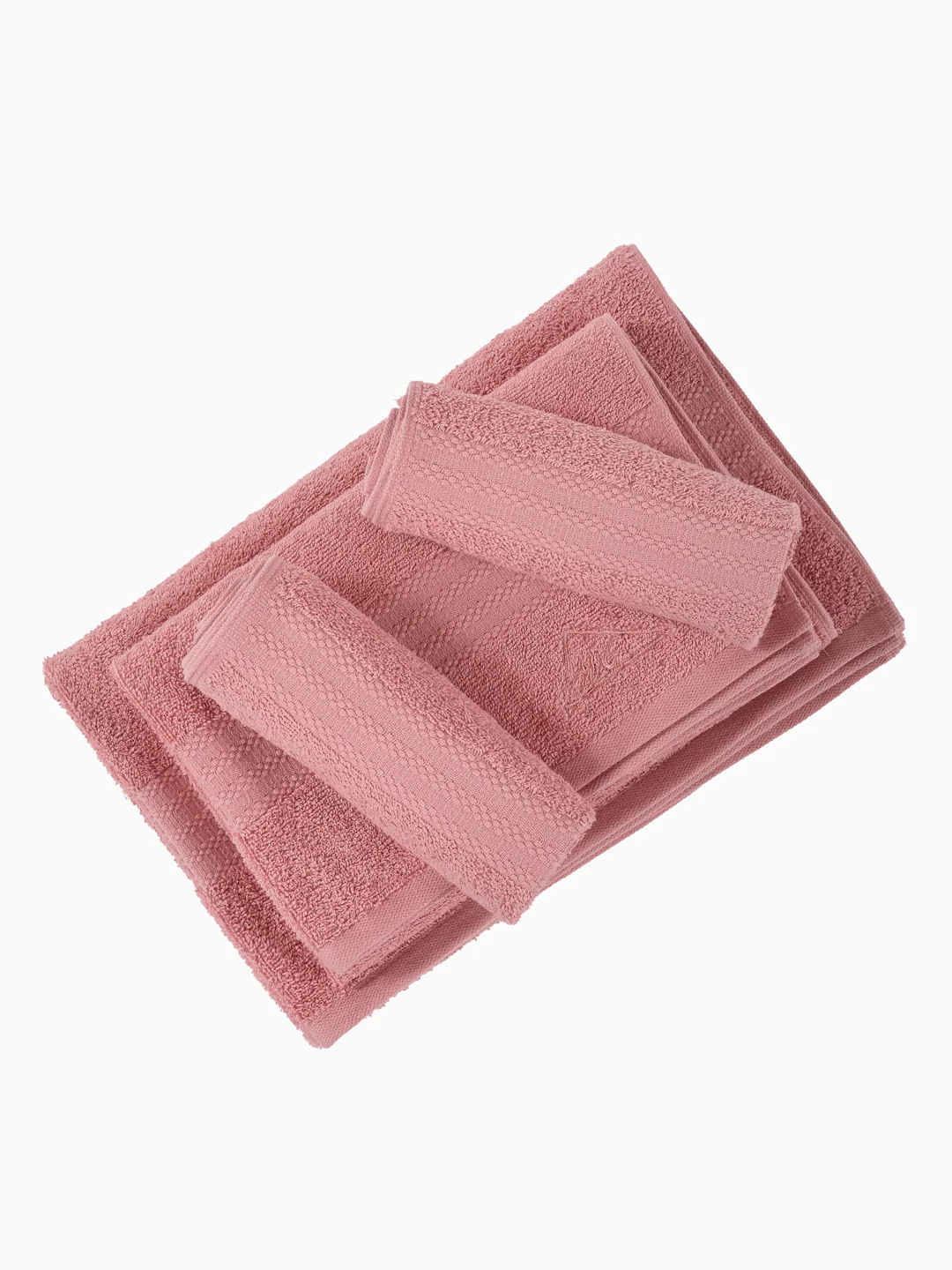 Quartz Pink 100% Cotton Solid 380 GSM Bath Towel Jazz 4 Pc Set Gifting Box Pack - Image 5