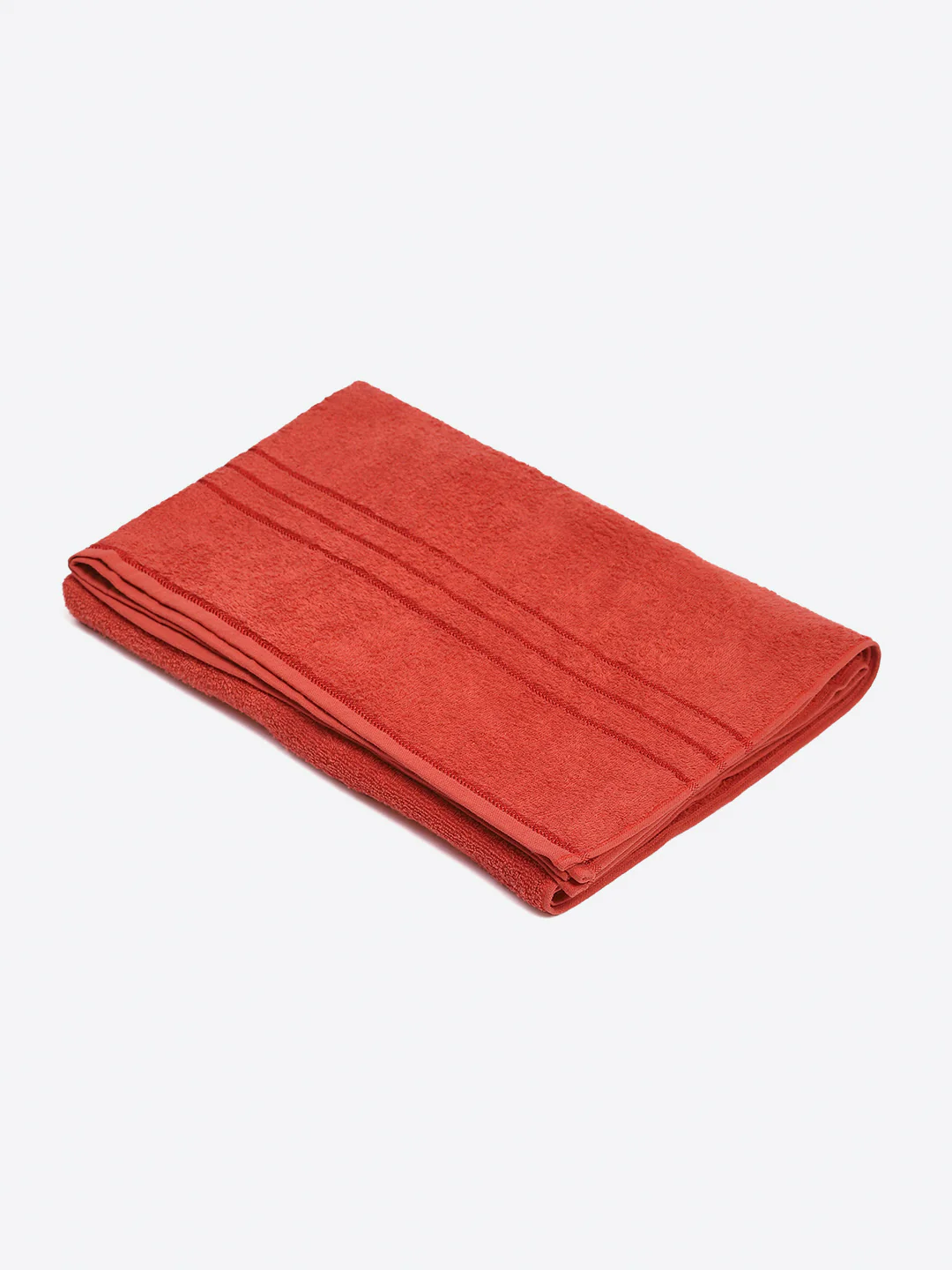 Red Cotton Solid 350 GSM Car Towel (Soho) - Image 2