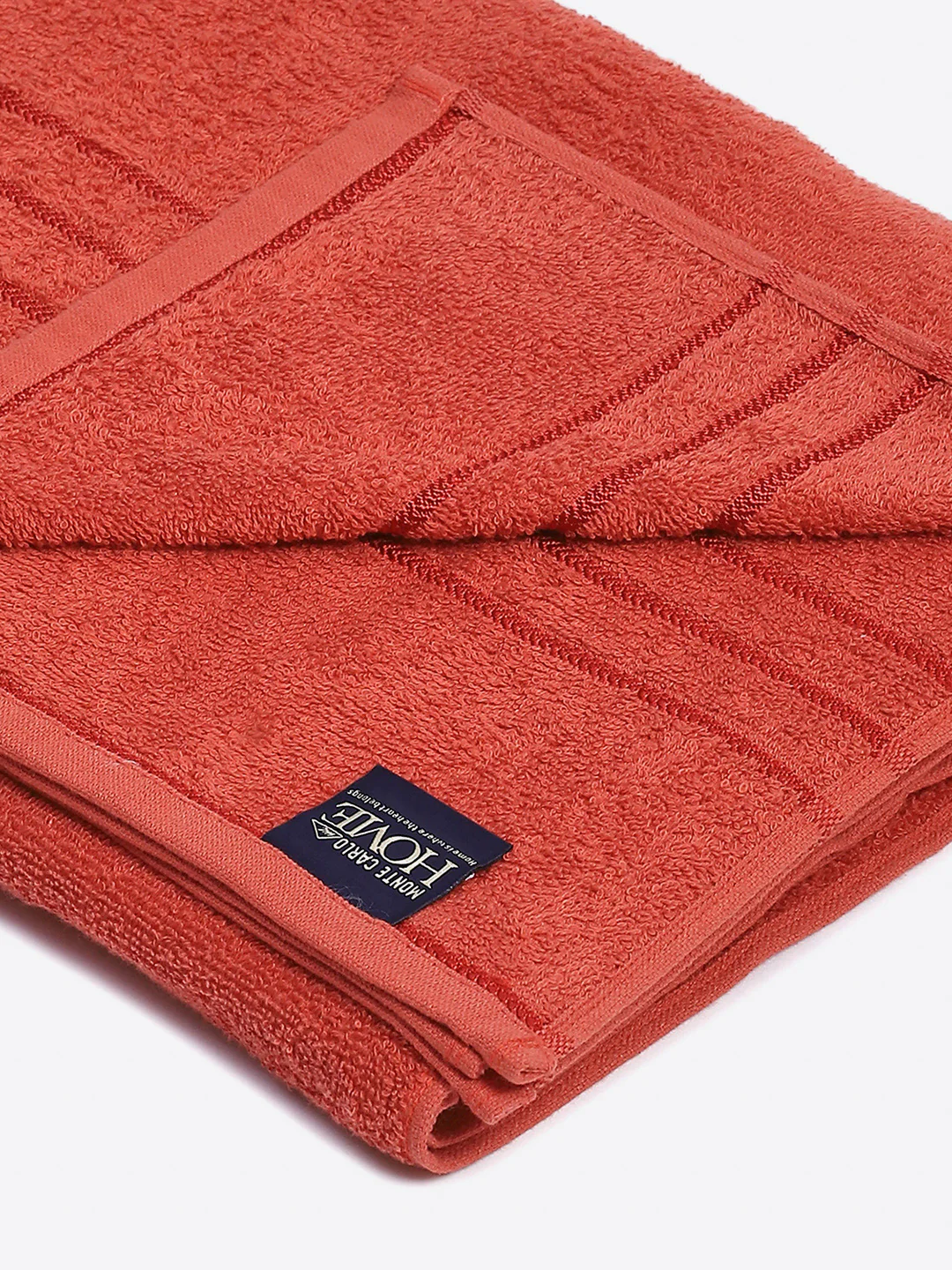 Red Cotton Solid 350 GSM Car Towel (Soho) - Image 3