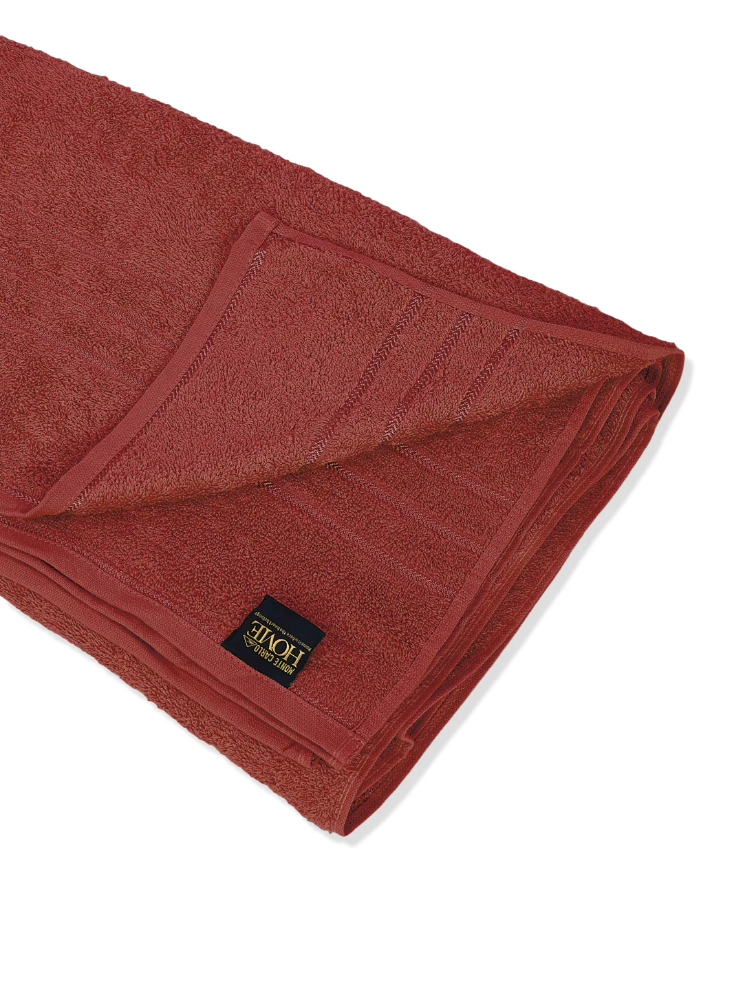 Red Pure Cotton Solid 340 GSM Car Towel 1 Piece (Soho Collection) - Image 4