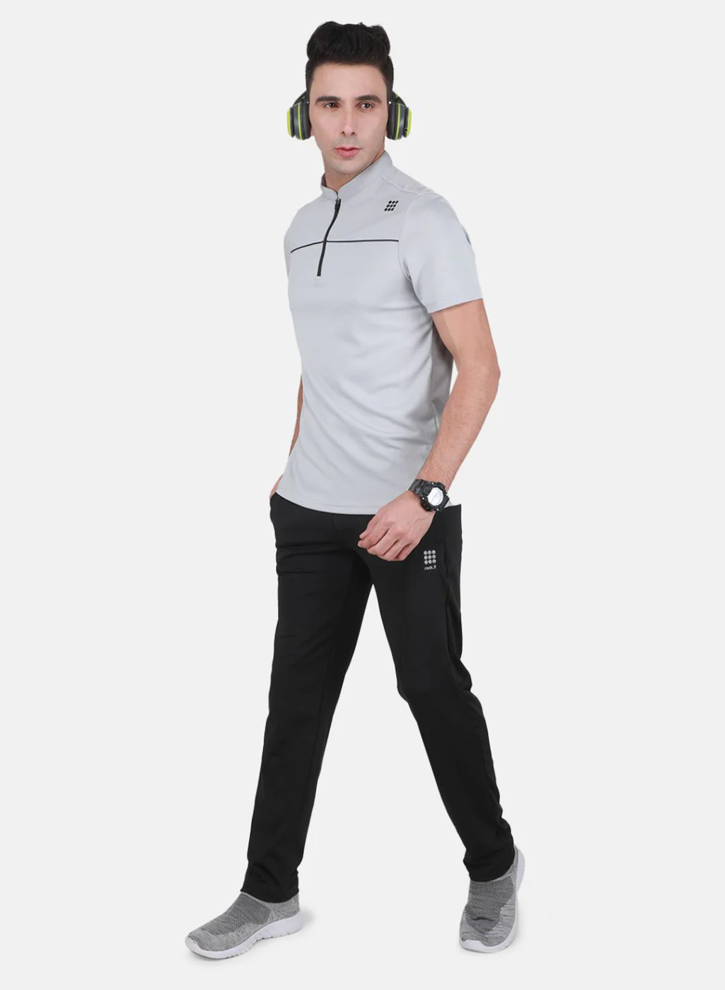 Rock.it Men Black Regular Fit Lower - Image 4