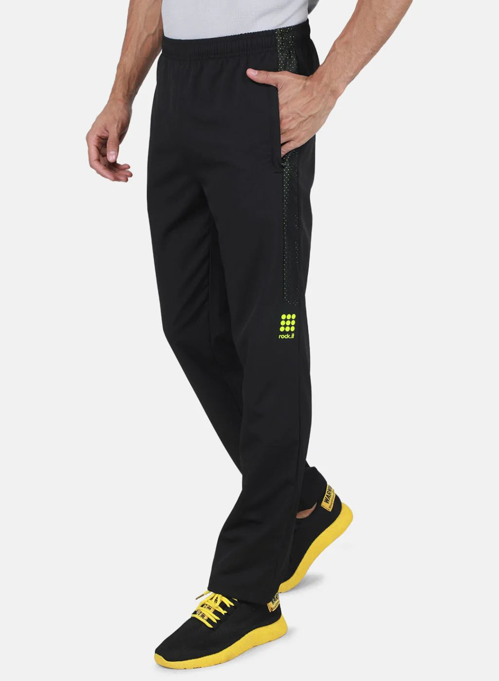 Rock.it Men Black Regular Fit Lower - Image 2