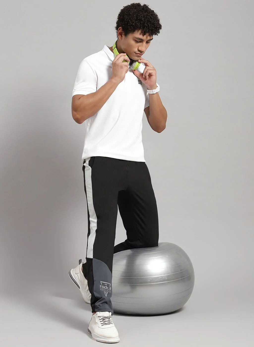 Rock.it Men Black Regular Fit Lower - Image 5