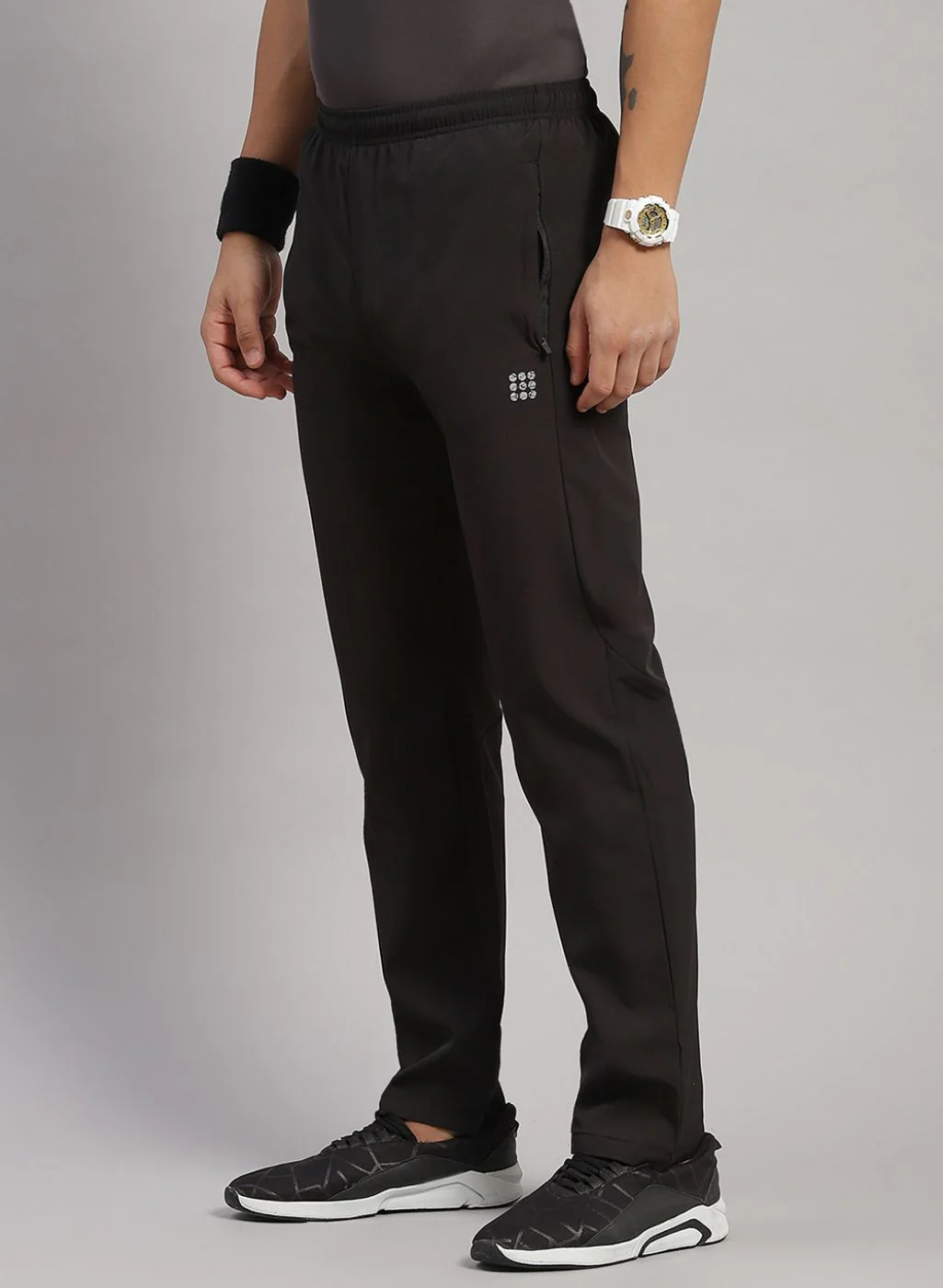 Rock.it Men Black Regular Fit Lower - Image 2