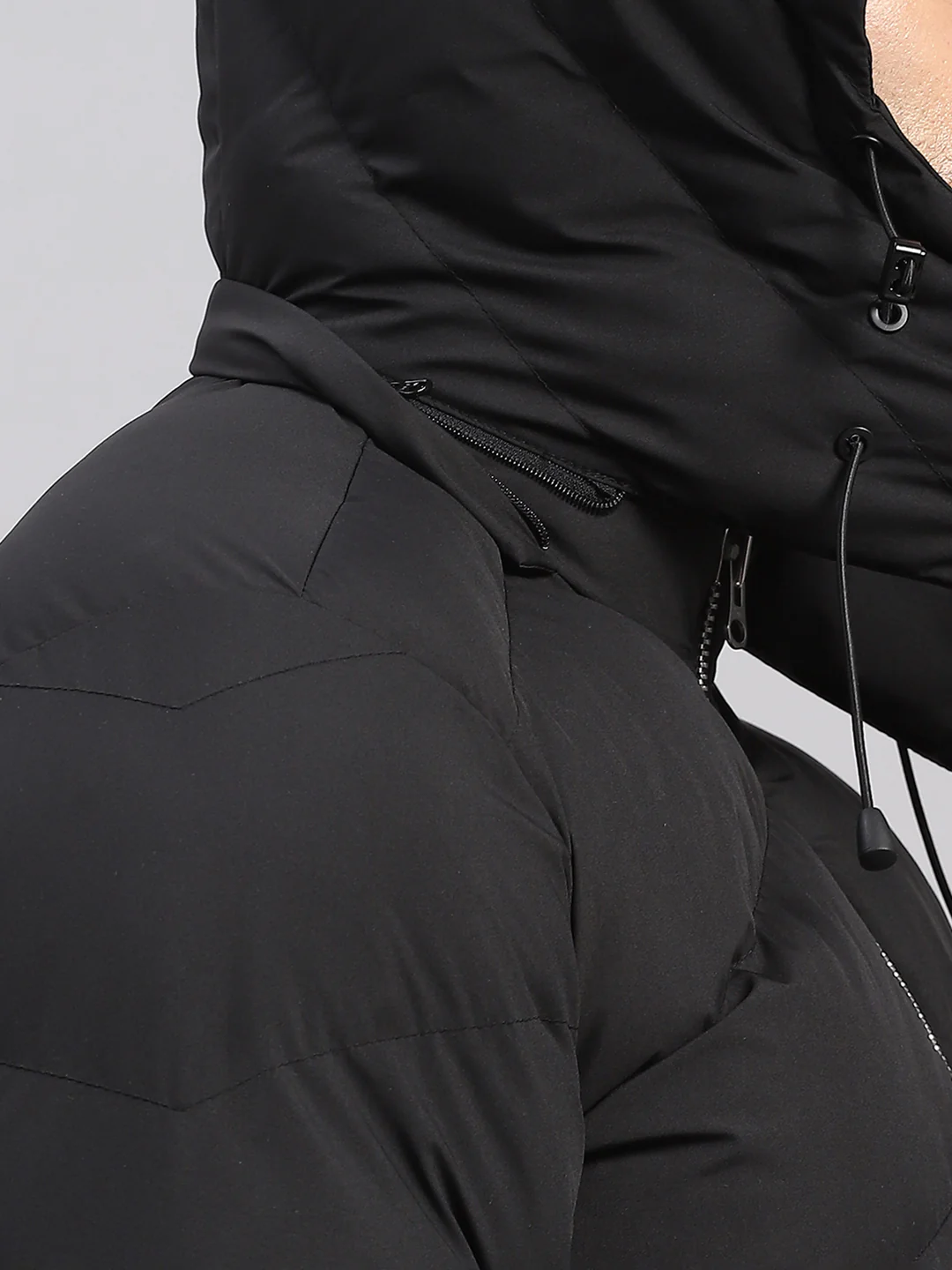 Rock.it Men Black Solid Collar Full Sleeve Jacket - Image 8