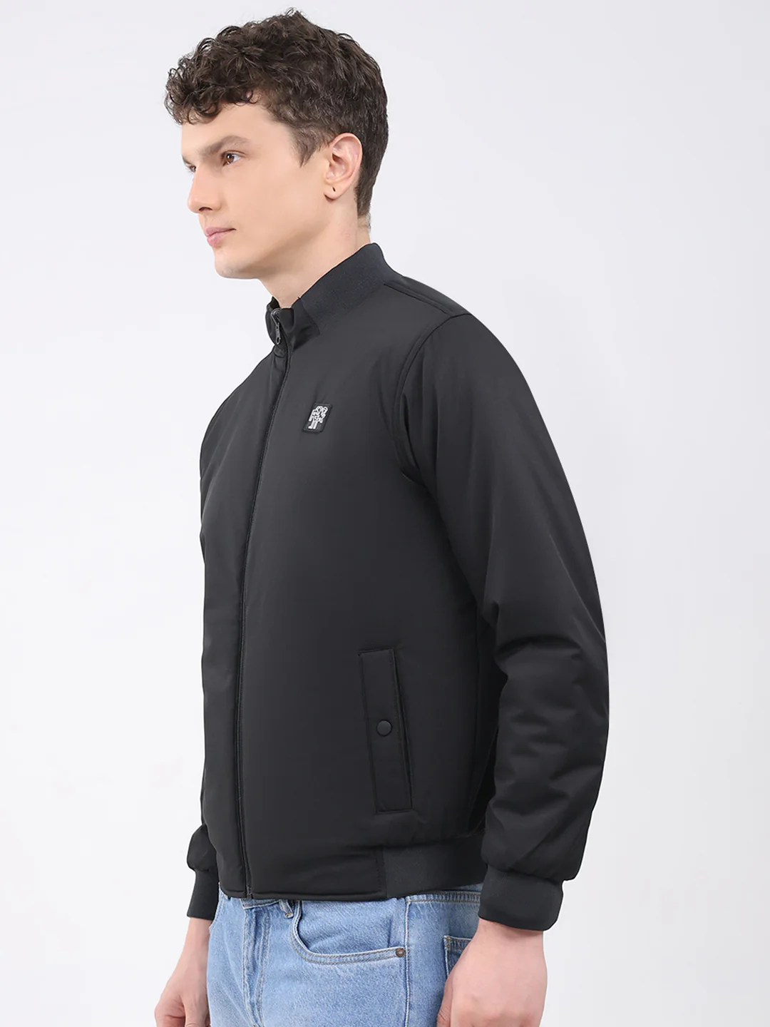 Rock.it Men Black Solid Hooded Full Sleeve Reversible Jacket - Image 3
