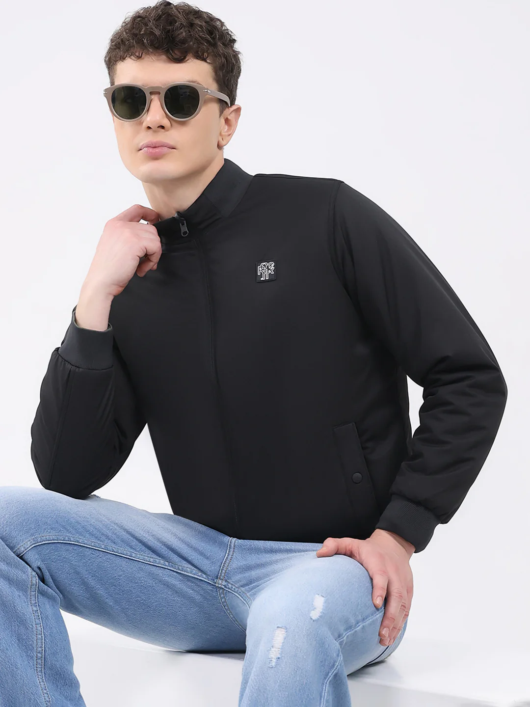 Rock.it Men Black Solid Hooded Full Sleeve Reversible Jacket - Image 6