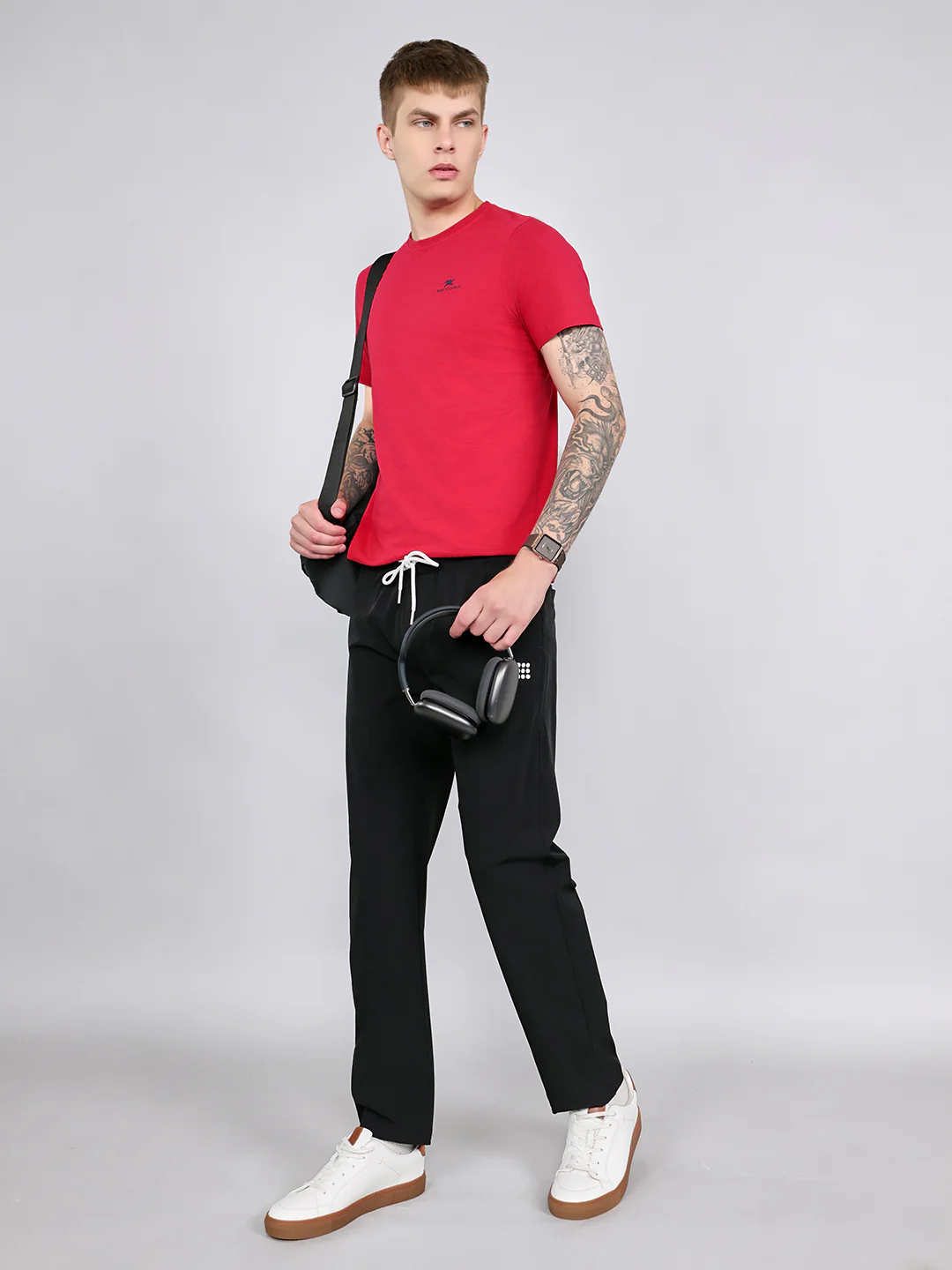 Rock.it Men Black Solid Regular Fit Lower - Image 6