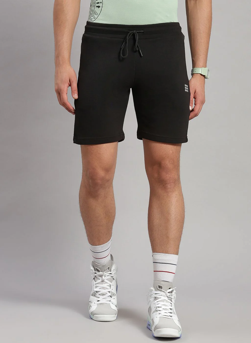 Rock.it Men Black Solid Short - Image 3