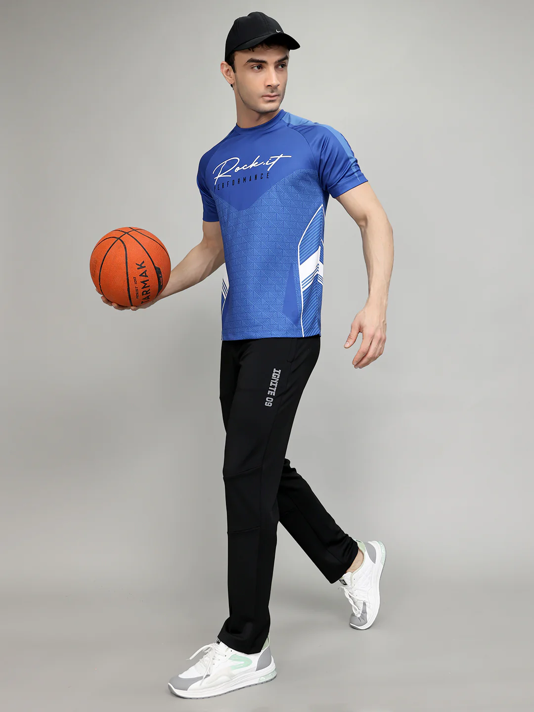 Rock.it Men Black Solid Slim Fit Lower - Image 7