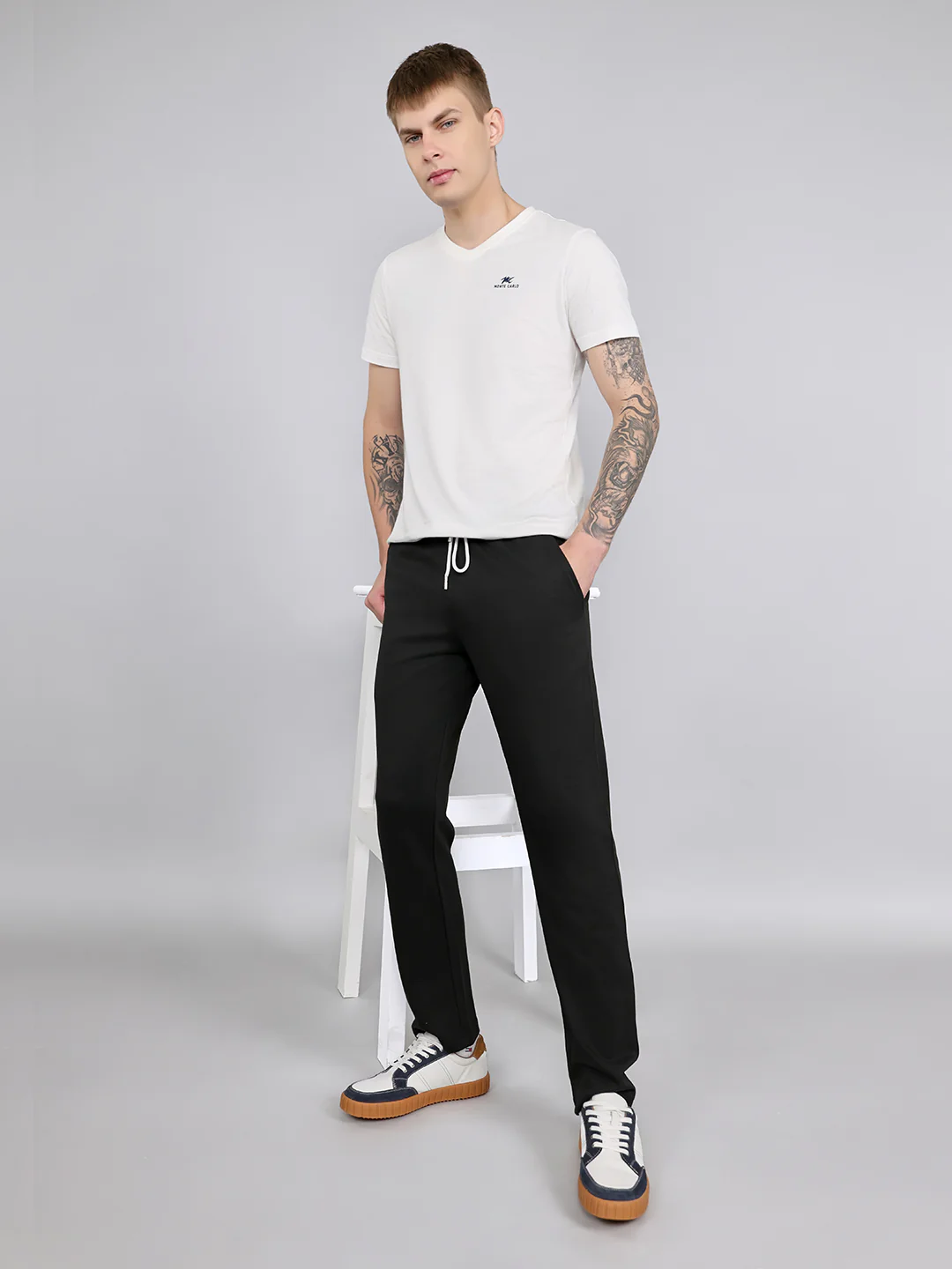 Rock.it Men Black Solid Smart Fit Lower - Image 6