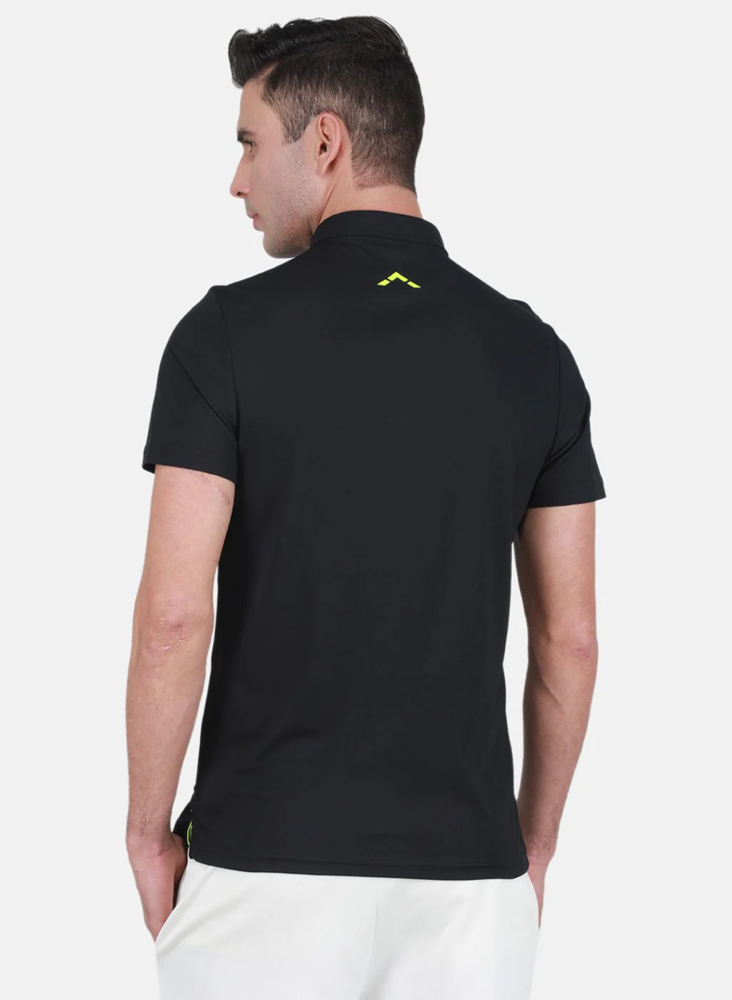 Rock.it Men Black Solid T-Shirt - Image 3