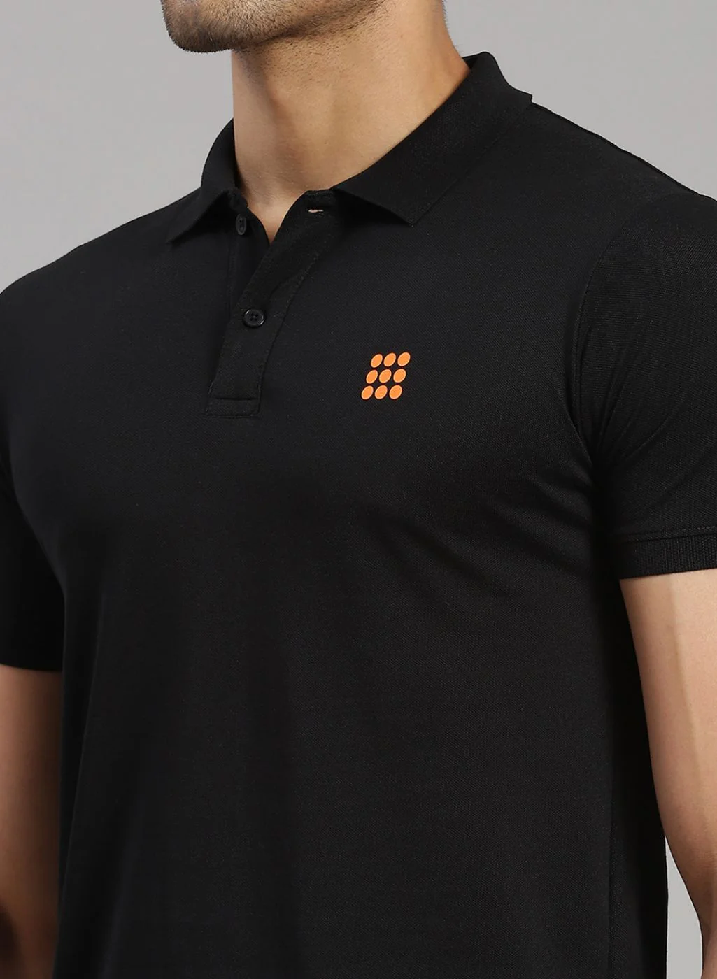 Rock.it Men Black Solid T-Shirt - Image 6