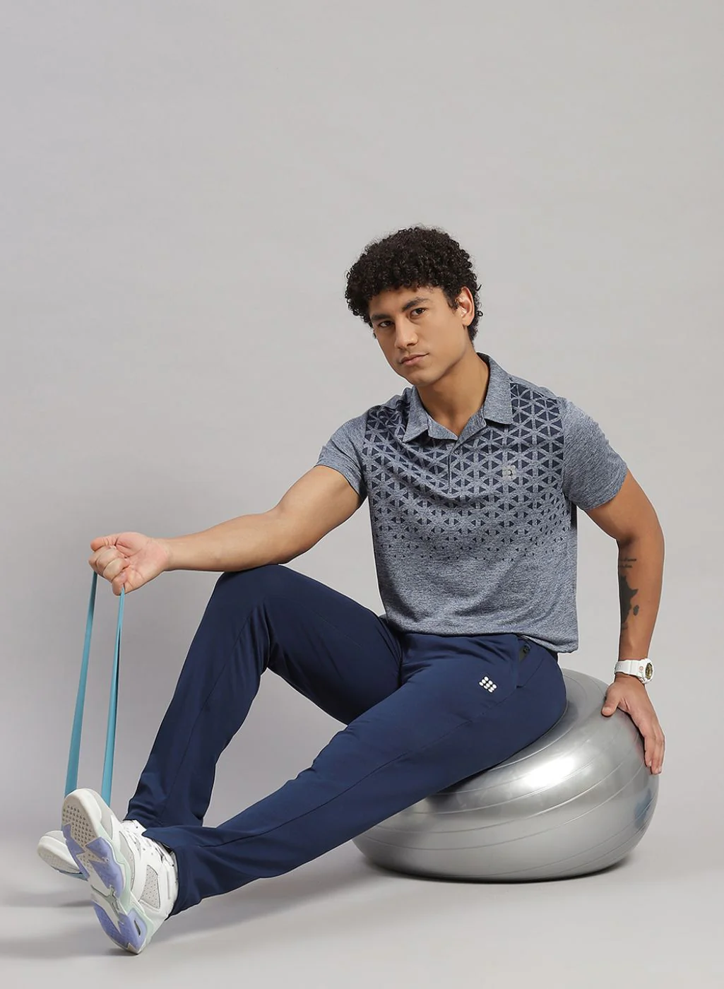 Rock.it Men Blue Printed T-Shirt - Image 5