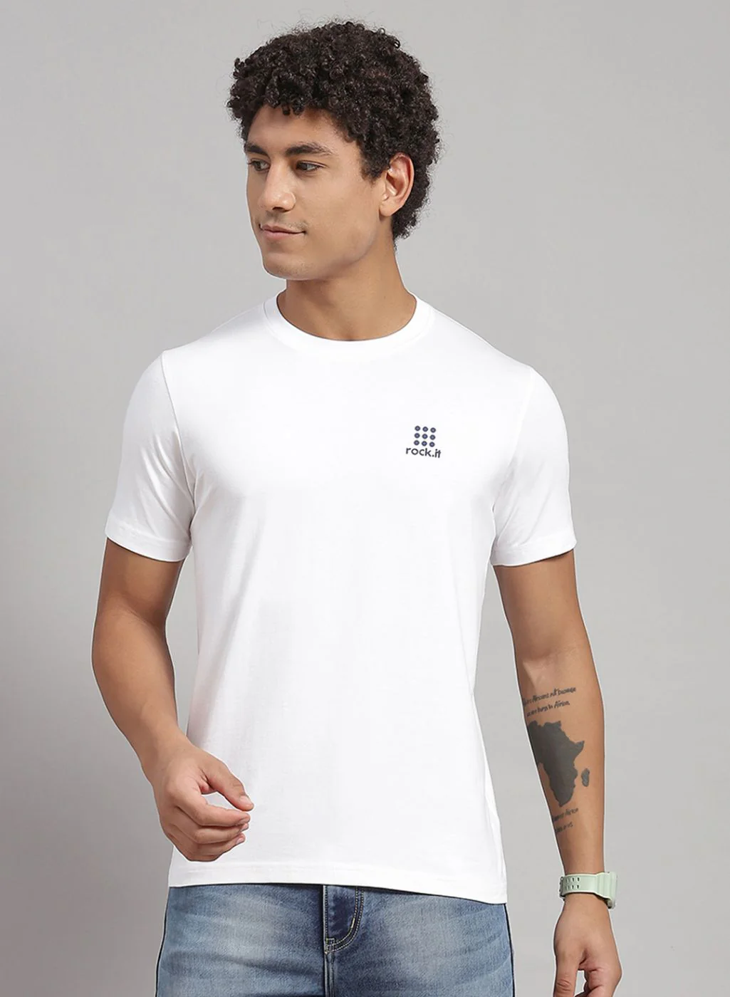 Rock.it Men Blue Solid T-Shirt 2 Pc - Image 2