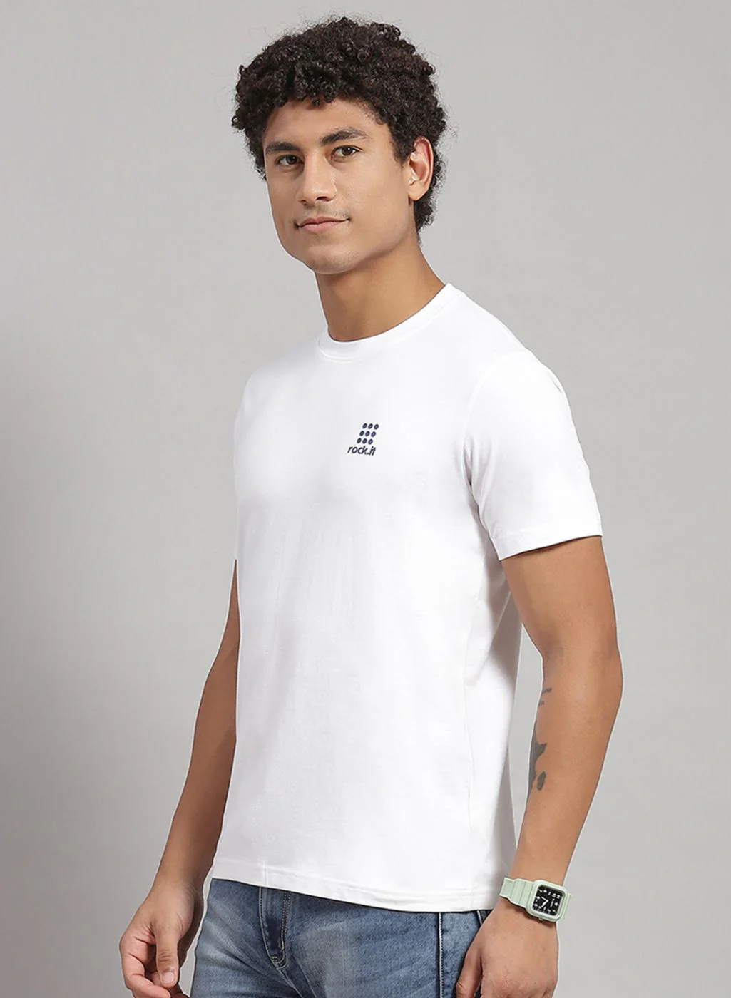Rock.it Men Blue Solid T-Shirt 2 Pc - Image 3
