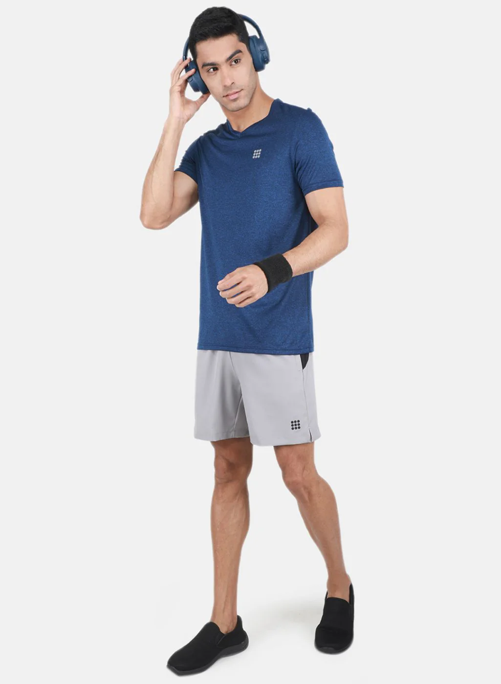 Rock.it Men Blue Solid T-Shirt - Image 4