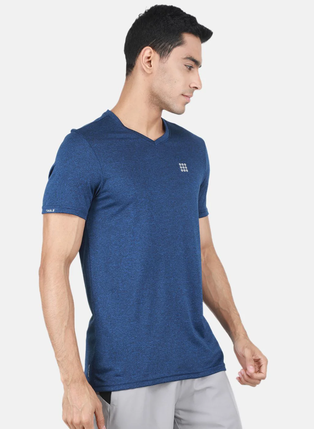 Rock.it Men Blue Solid T-Shirt - Image 6