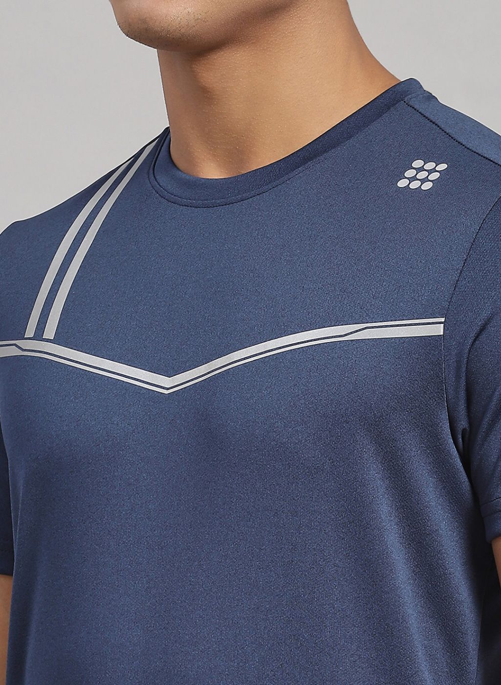 Rock.it Men Blue Solid T-Shirt - Image 6