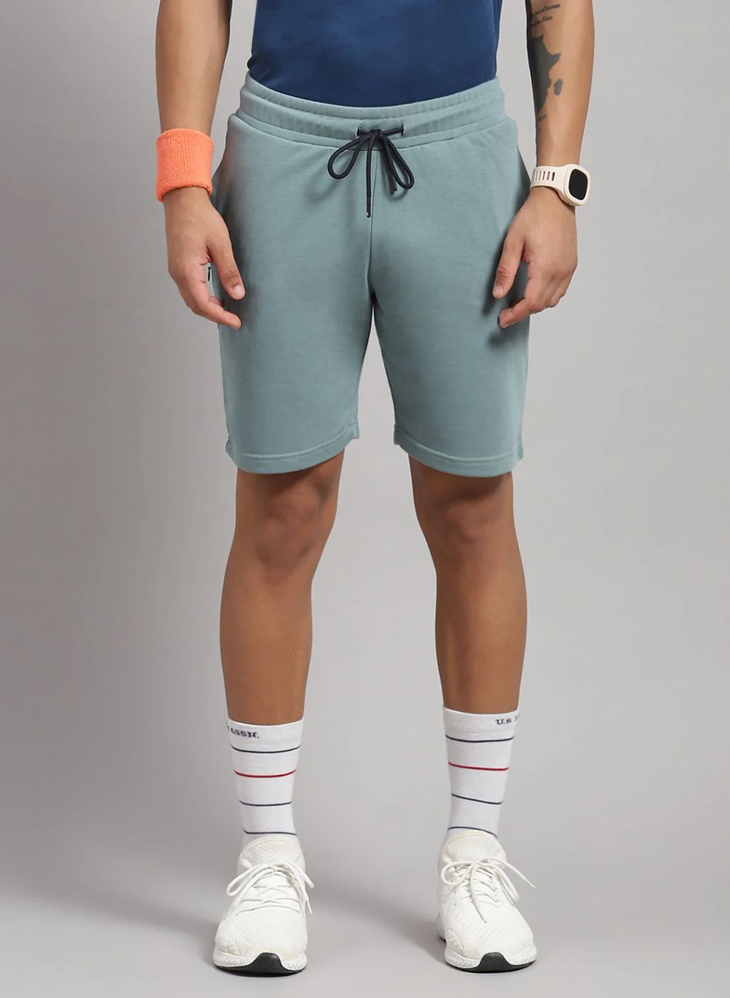 Rock.it Men Blue Solid T-Shirt - Image 3