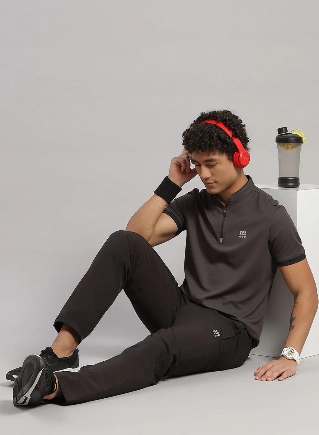 Rock.it Men Blue Solid T-Shirt - Image 5