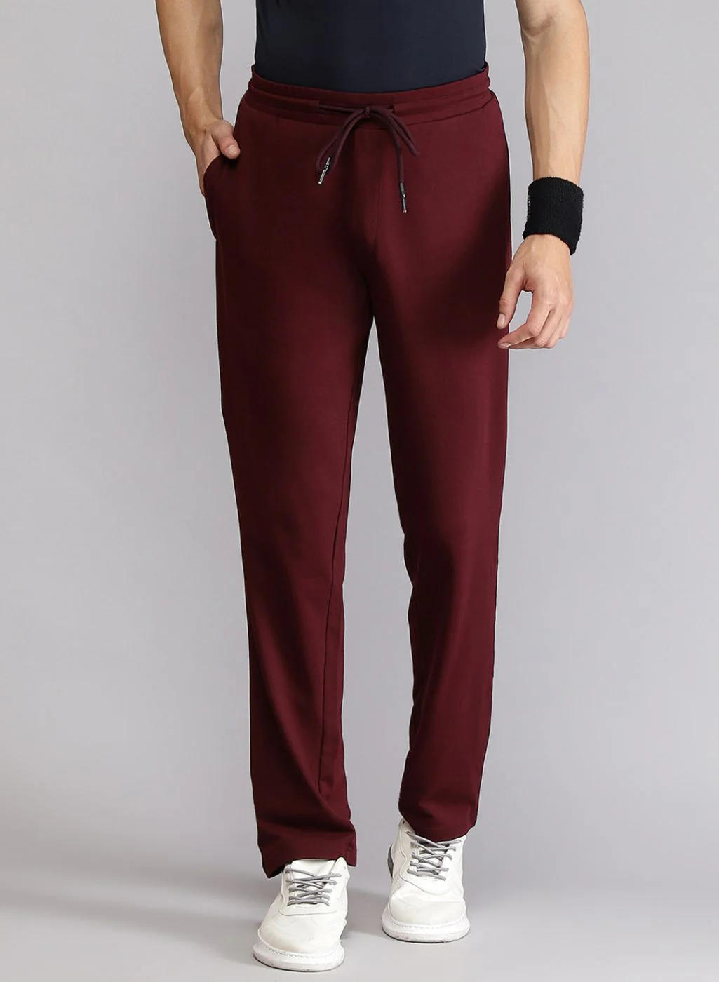 Rock.it Men Burgundy Smart Fit Lower - Image 2