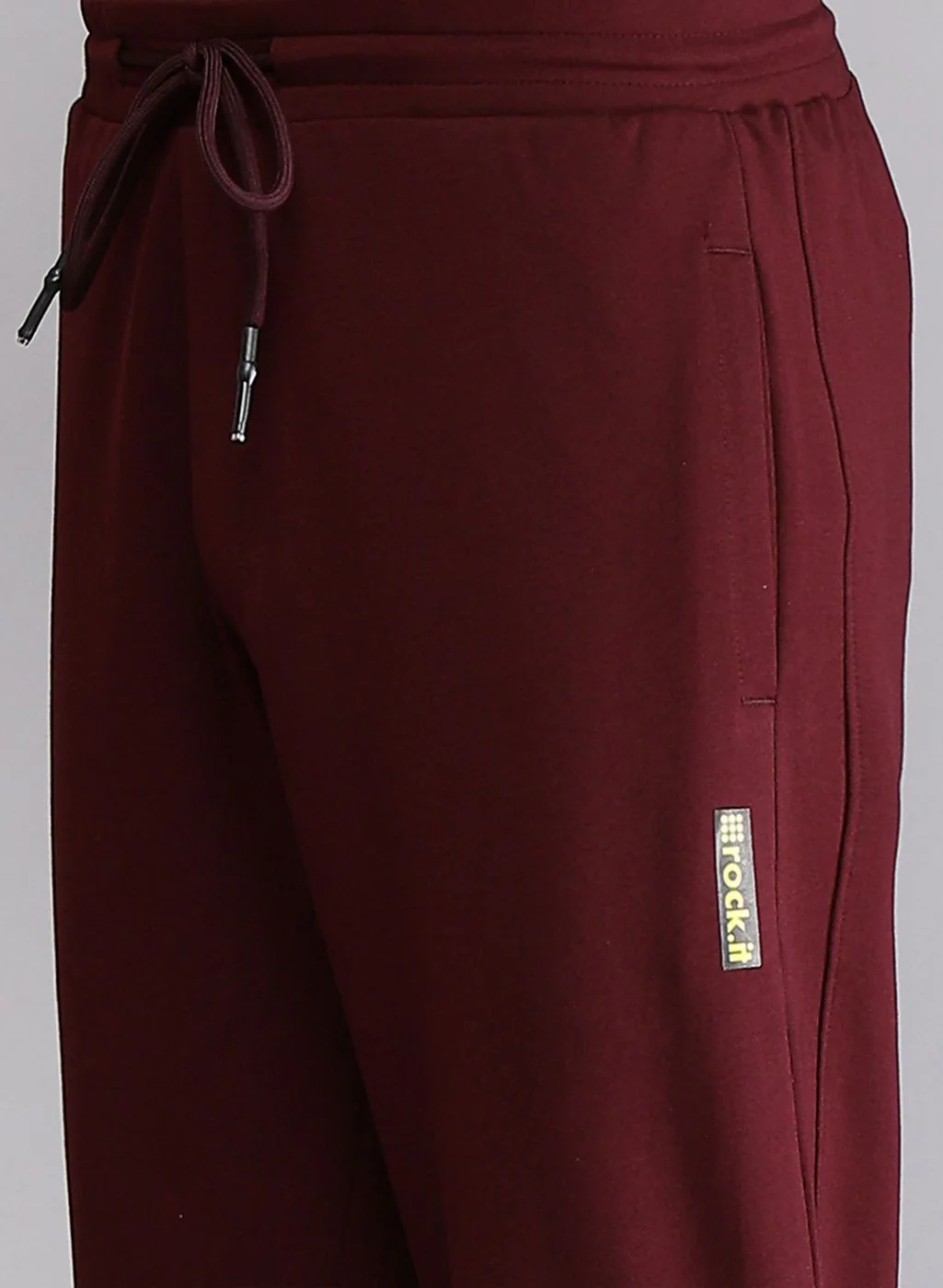 Rock.it Men Burgundy Smart Fit Lower - Image 6
