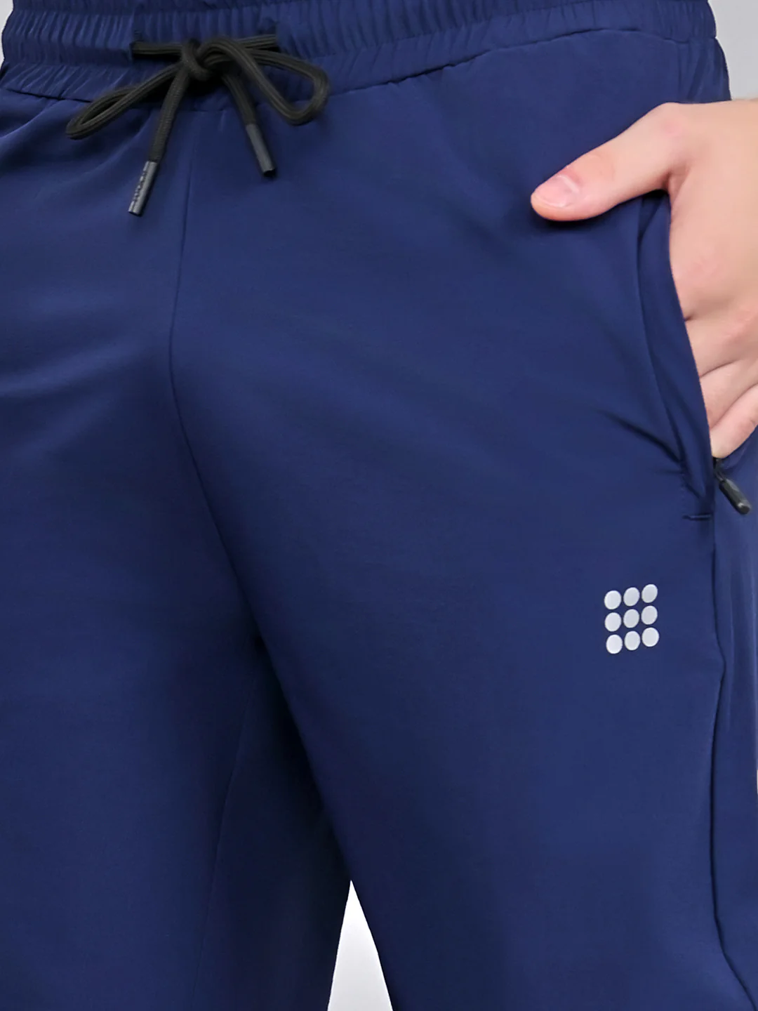 Rock.it Men Dark Blue Solid Regular Fit Lower - Image 5