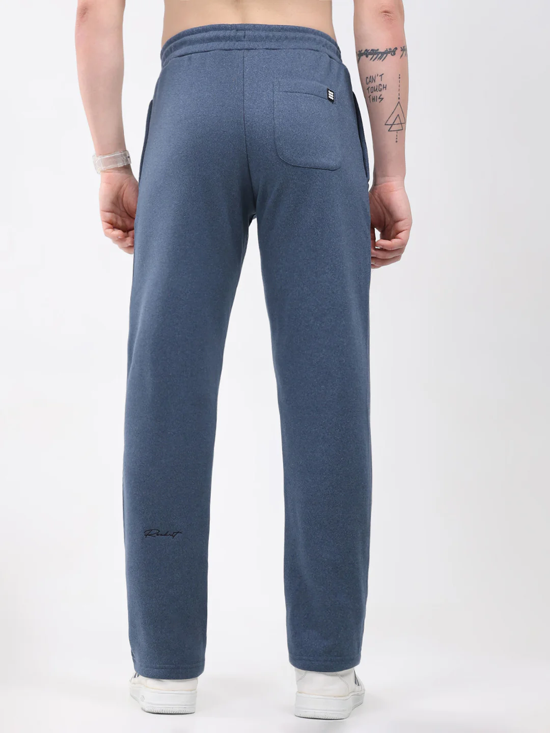 Rock.it Men Dark Blue Solid Regular Fit Winter Lower - Image 5