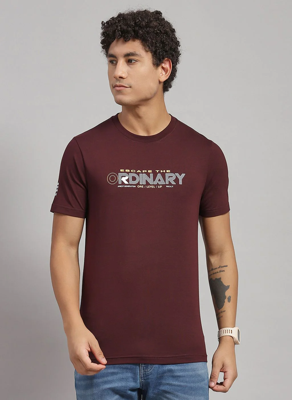 Rock.it Men Green Printed T-Shirt 2 Pc - Image 6