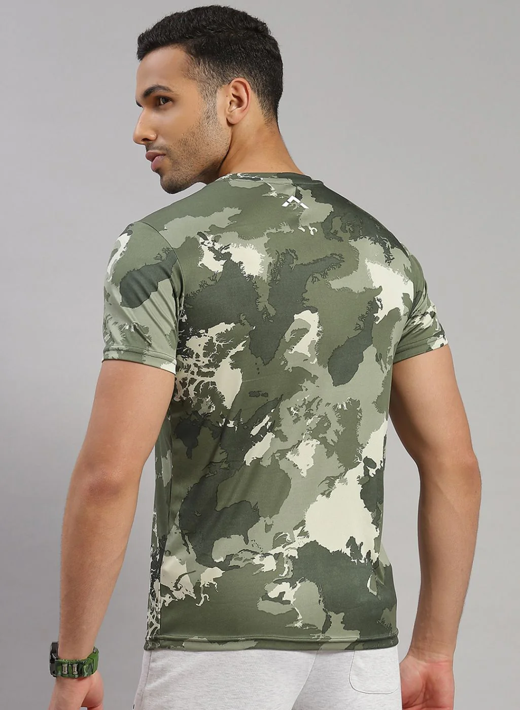 Rock.it Men Green Printed T-Shirt - Image 5