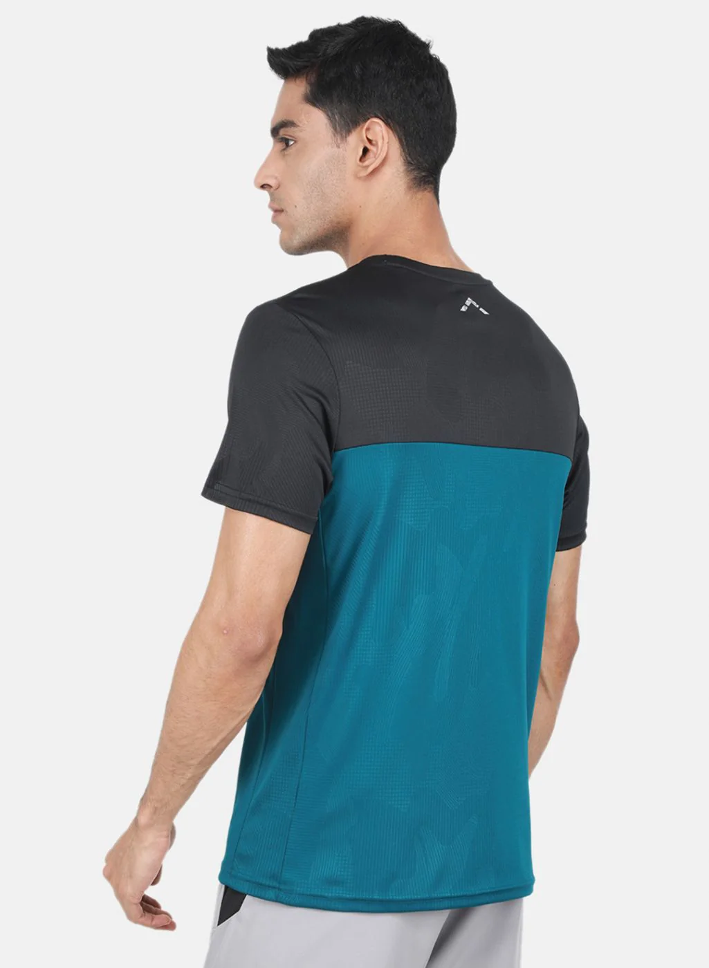 Rock.it Men Green Self Design T-Shirt - Image 3