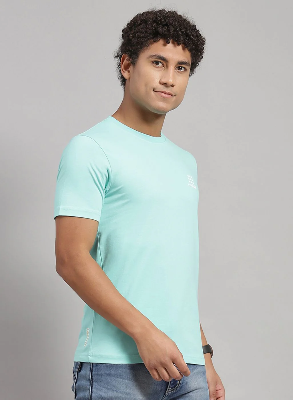 Rock.it Men Green Solid T-Shirt 2 Pc - Image 4