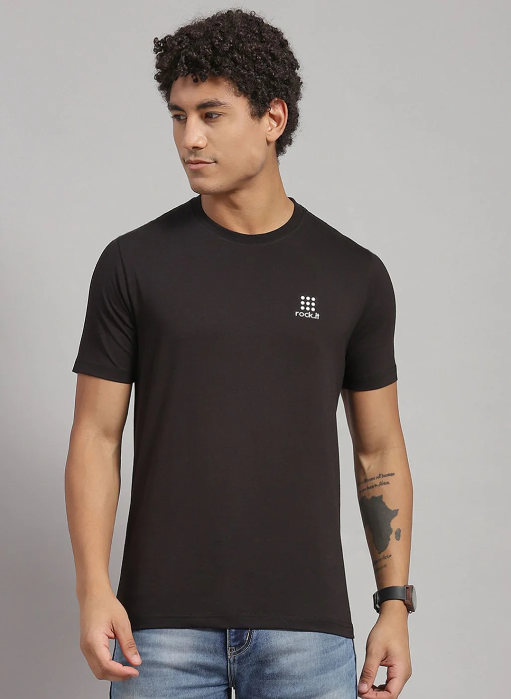 Rock.it Men Green Solid T-Shirt 2 Pc - Image 6