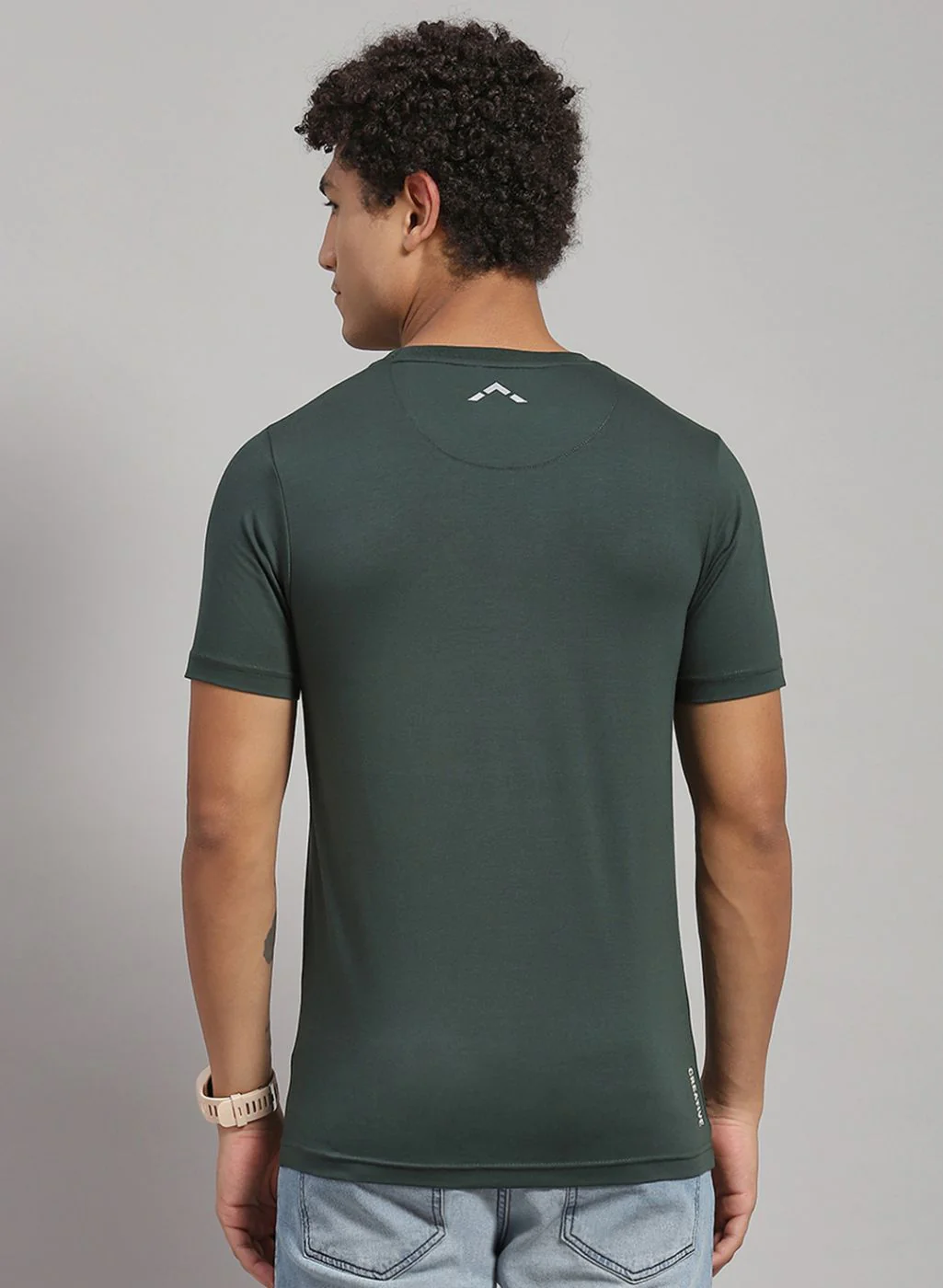 Rock.it Men Green Solid T-Shirt 2 Pc - Image 7